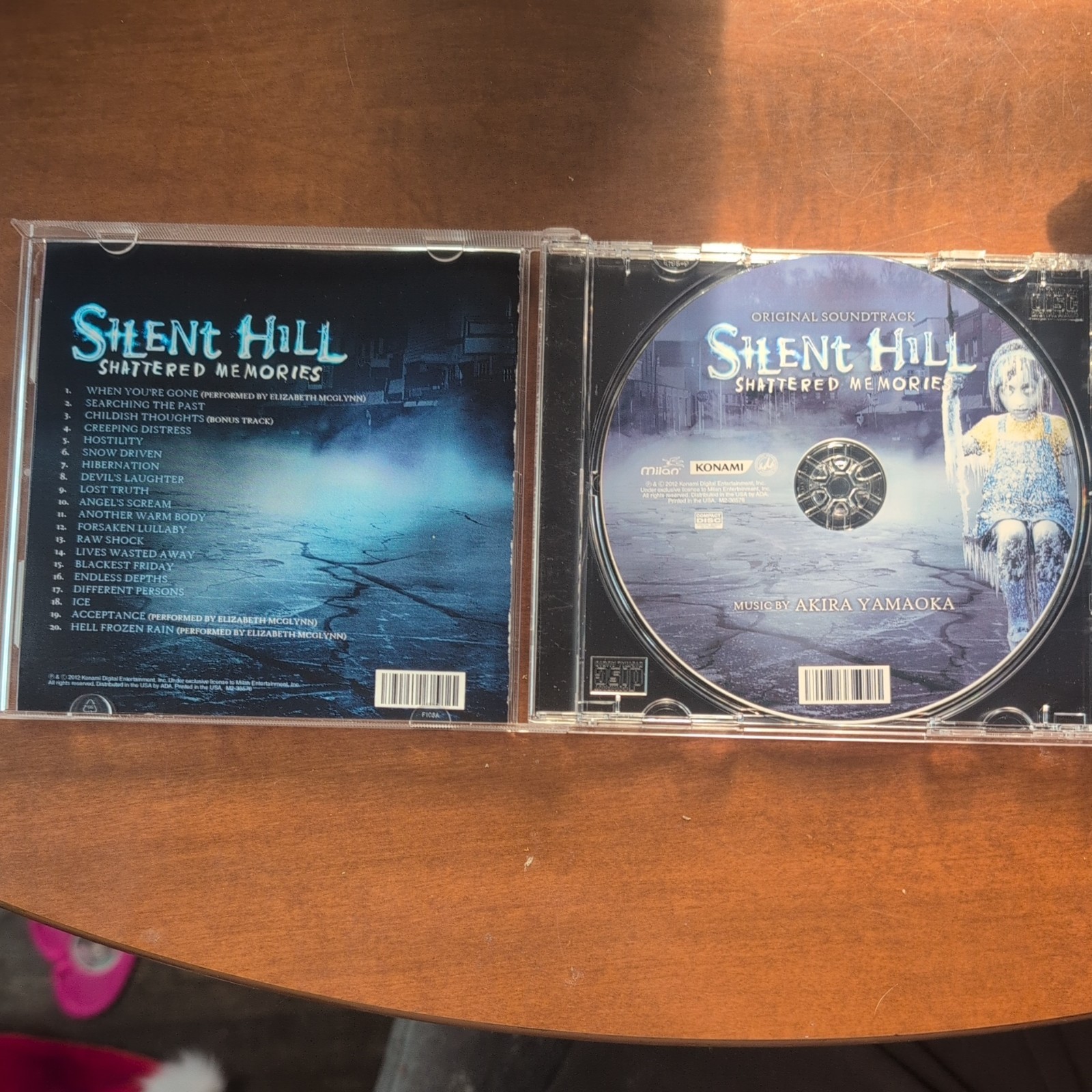 Silent Hill Shattered Memories Soundtrack CD 2012 Konami Very Rare Jewel Case