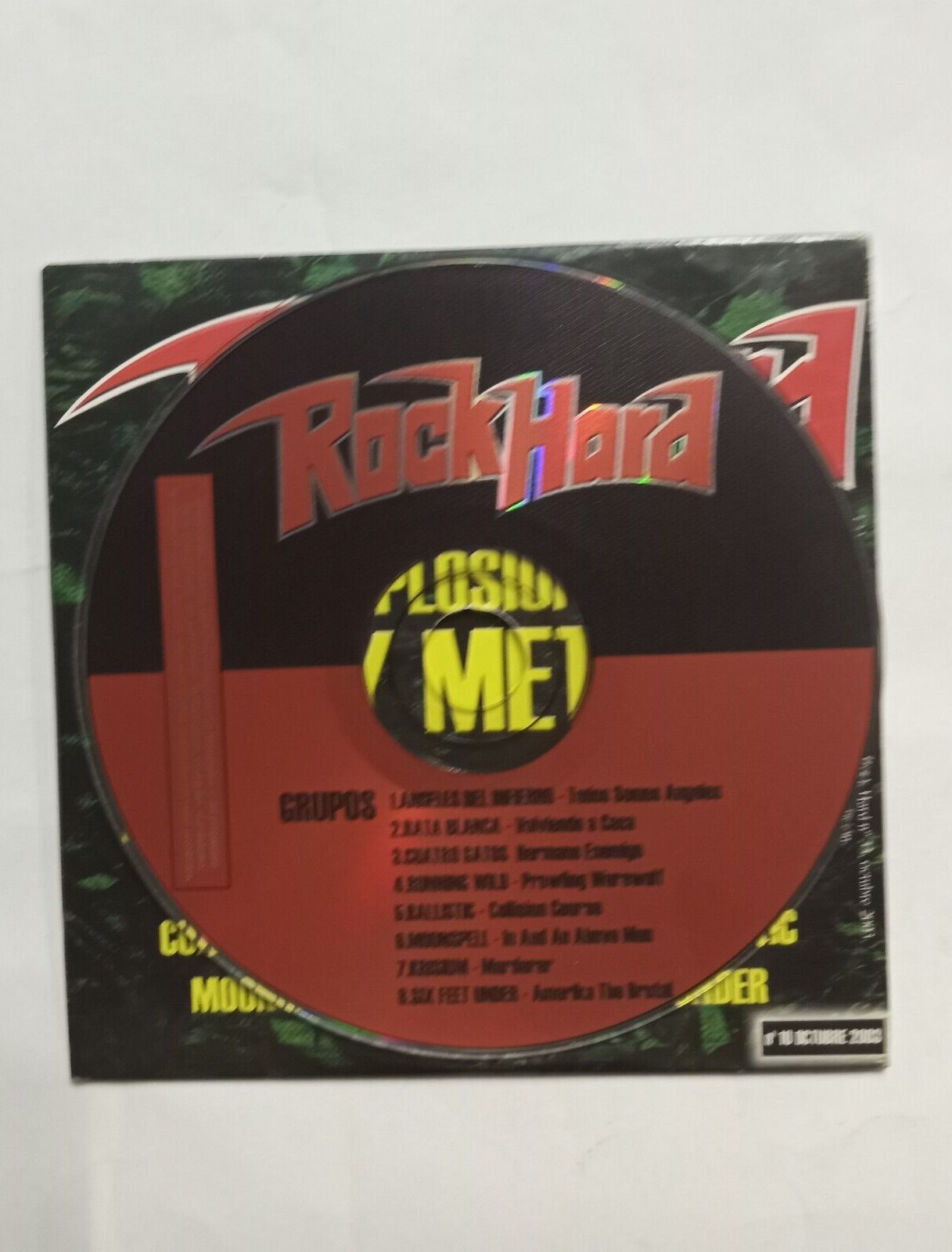 EXPLOSION HEAVY METAL 8 FEAT. RATA BLANCA, 2003 SPANISH CD ALBUM, PROMO