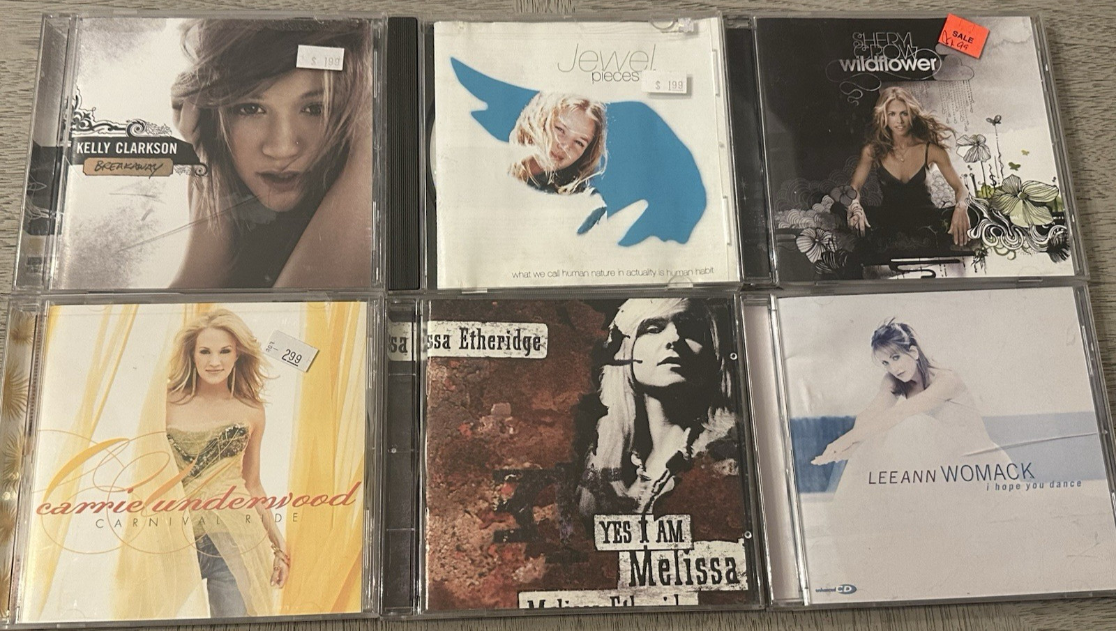 1990’s / 2000’s Custom CD Lot of 6 Female Artist Singer Pop Assortment