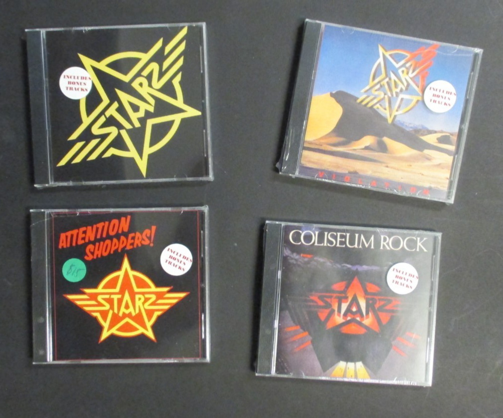 Set of 4 Starz CDs – SEALED – includes bonus tracks !