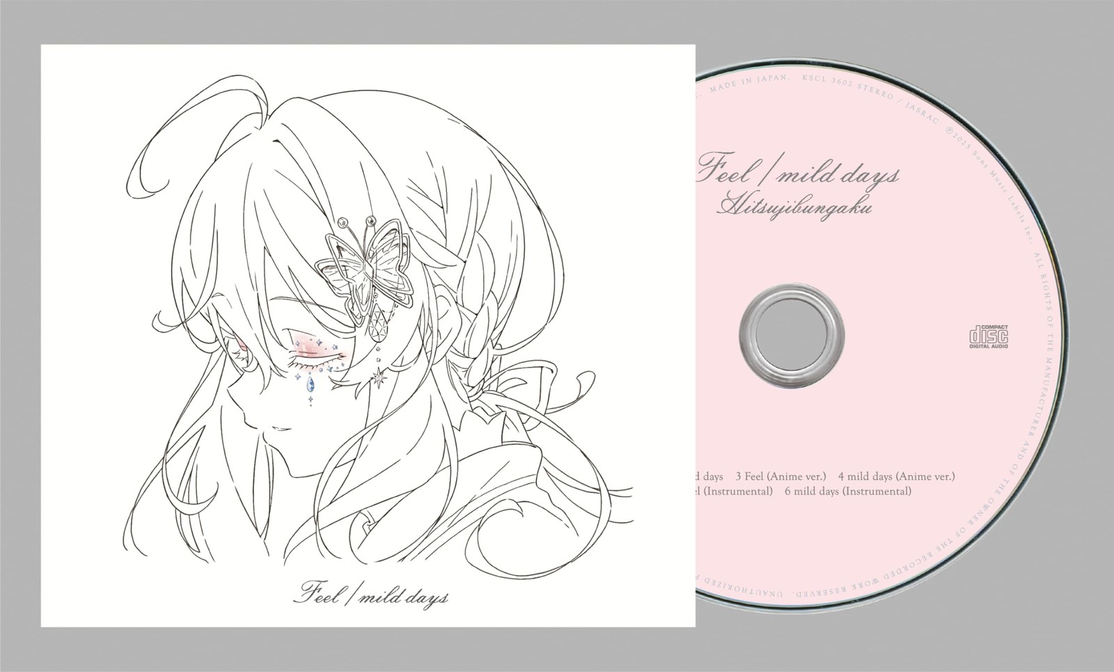 CD New Hitsujibungaku Feel / mild days +Secrets of the Silent Witch