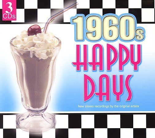 1960s Happy Days 3 CD Set Oldies Compilation Original Artists Music Album