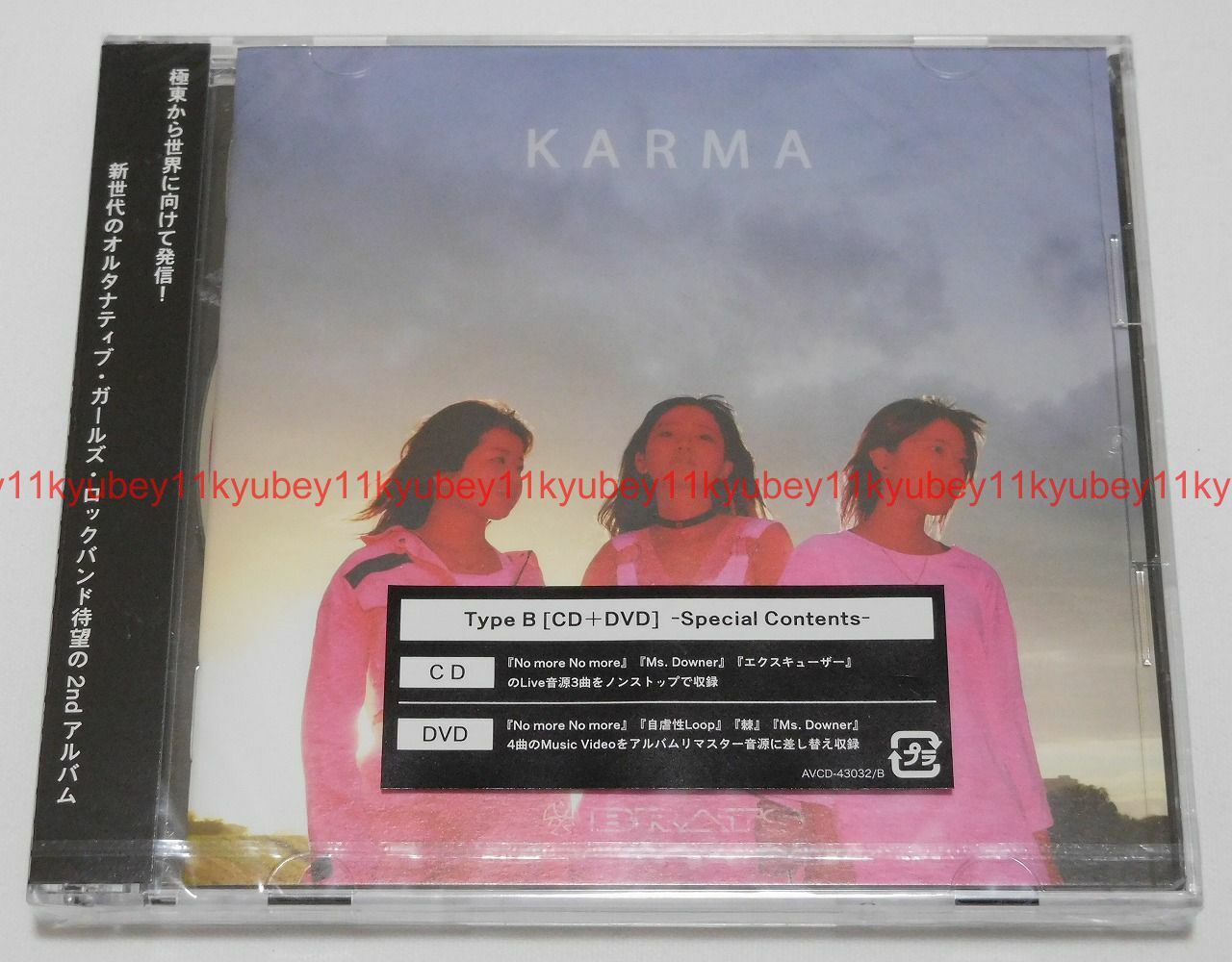 BRATS Karma First Limited Edition Type B CD DVD Japan AVCD-43032 4988064430321