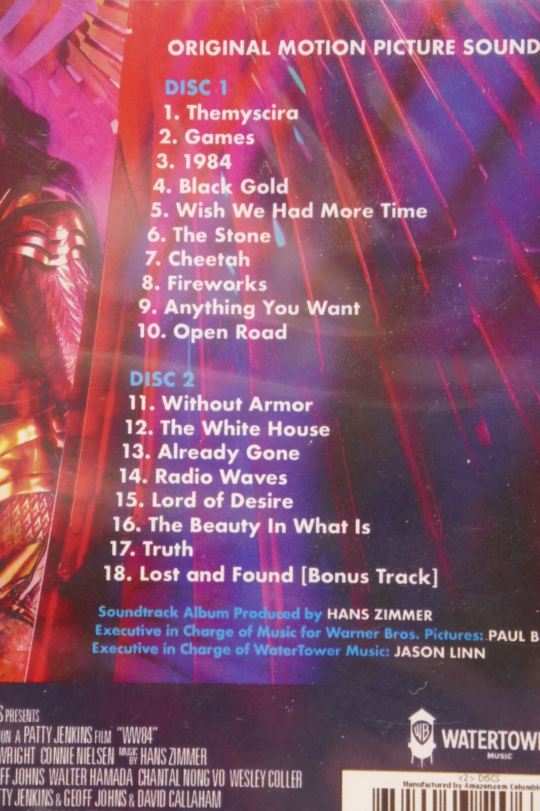 Wonder Woman 1984 (Original Soundtrack) by Zimmer, Hans (CD, 2020) SEALED