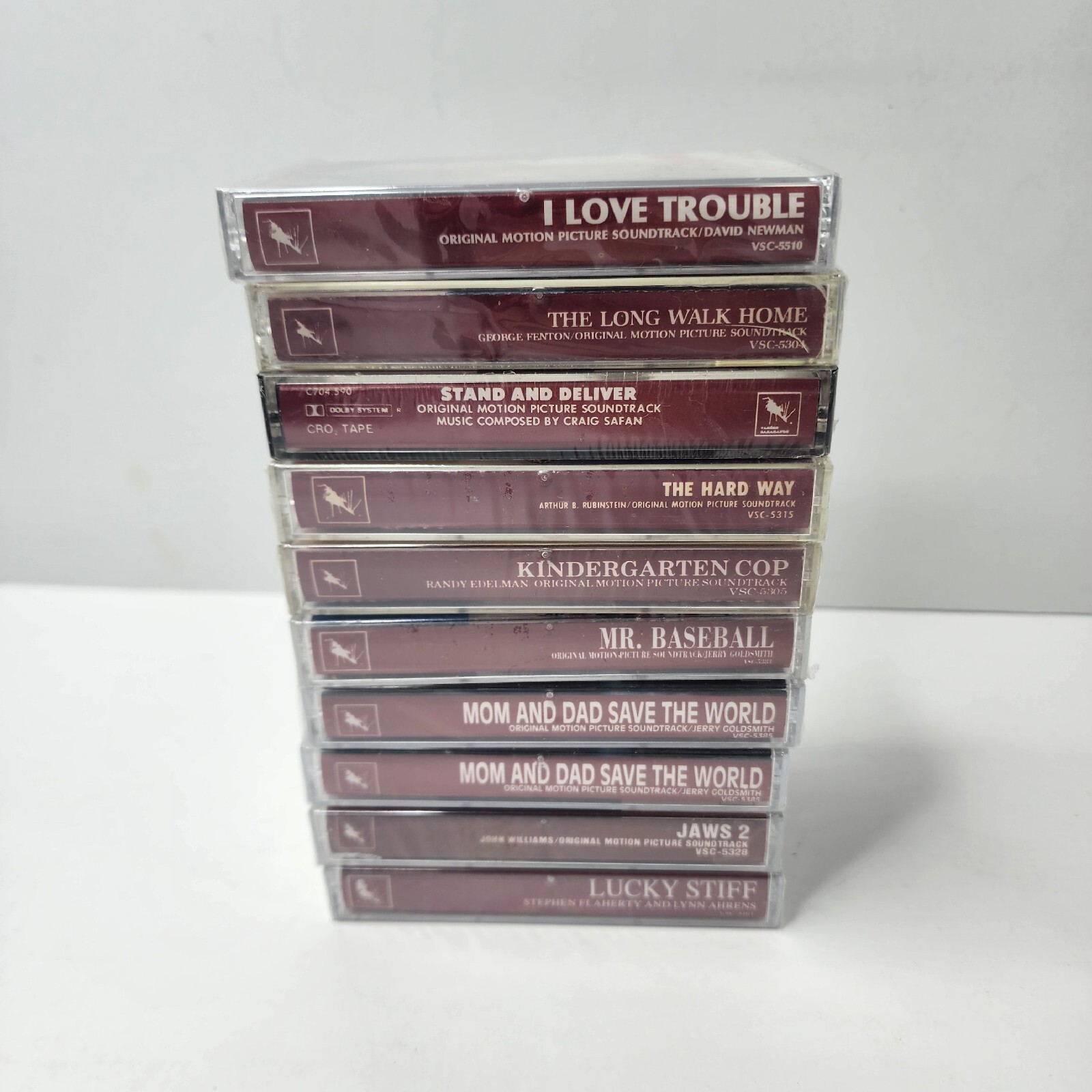 Cassette Tape Lot of 10 – Movie Soundtracks [Includes Jaws 2] – Brand New/Sealed