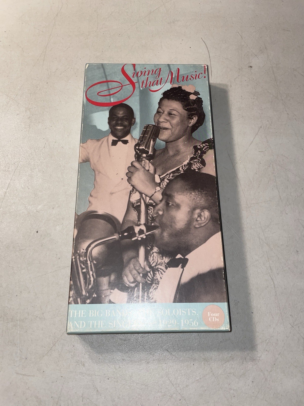 Smithsonian Big Band Swing CD Box Set 4 Disc 1929 1956 With Book Big Box