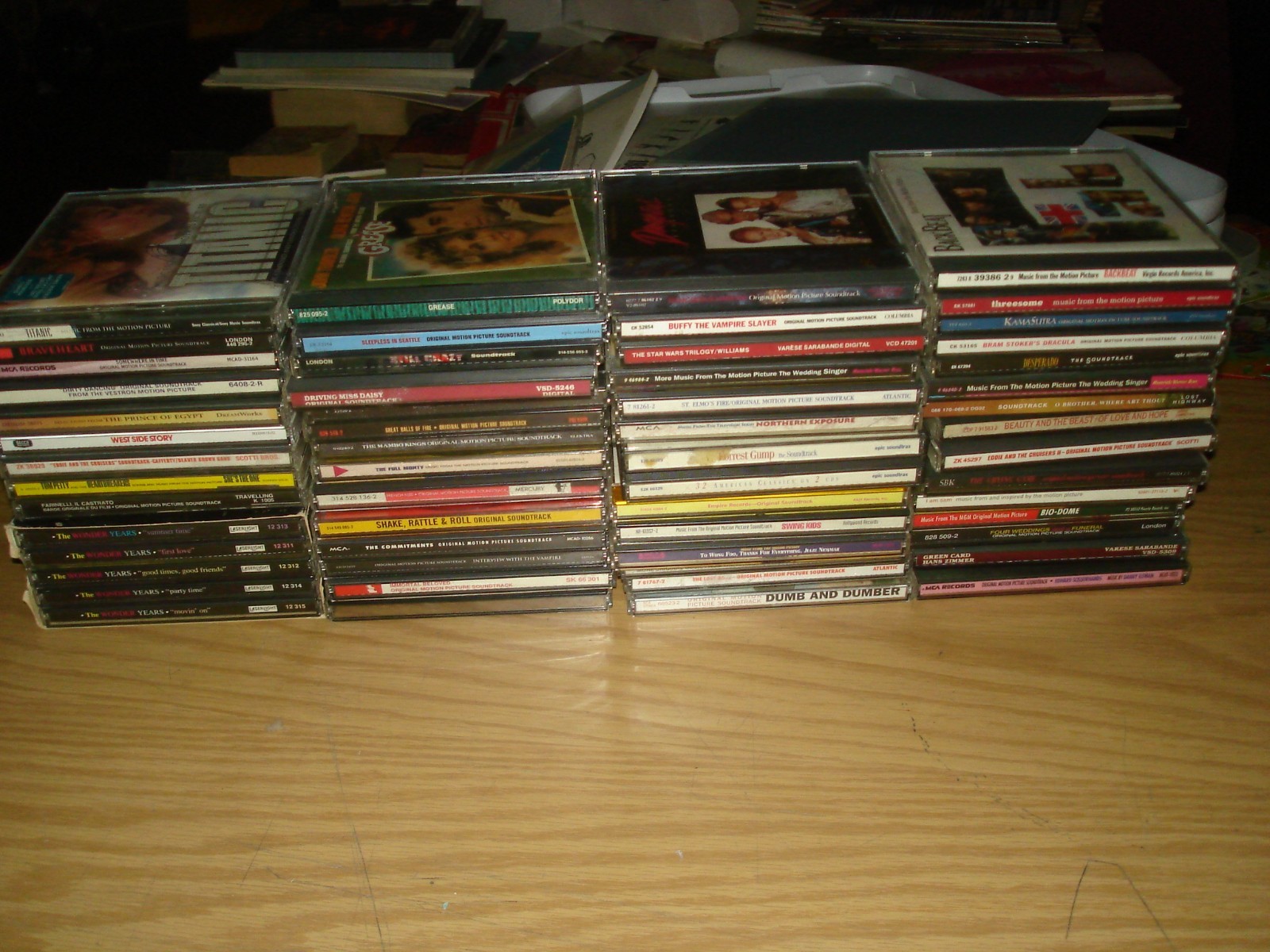 Lot of 52 movie and tv soundtrack cds Various artists/titles