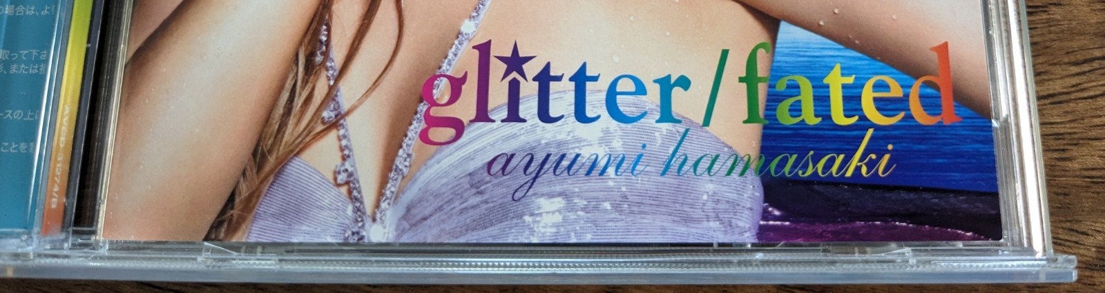 Used Ayumi Hamasaki 濱崎步 ” glitter/fated ” Maxi Single CD+DVD (with Obi)