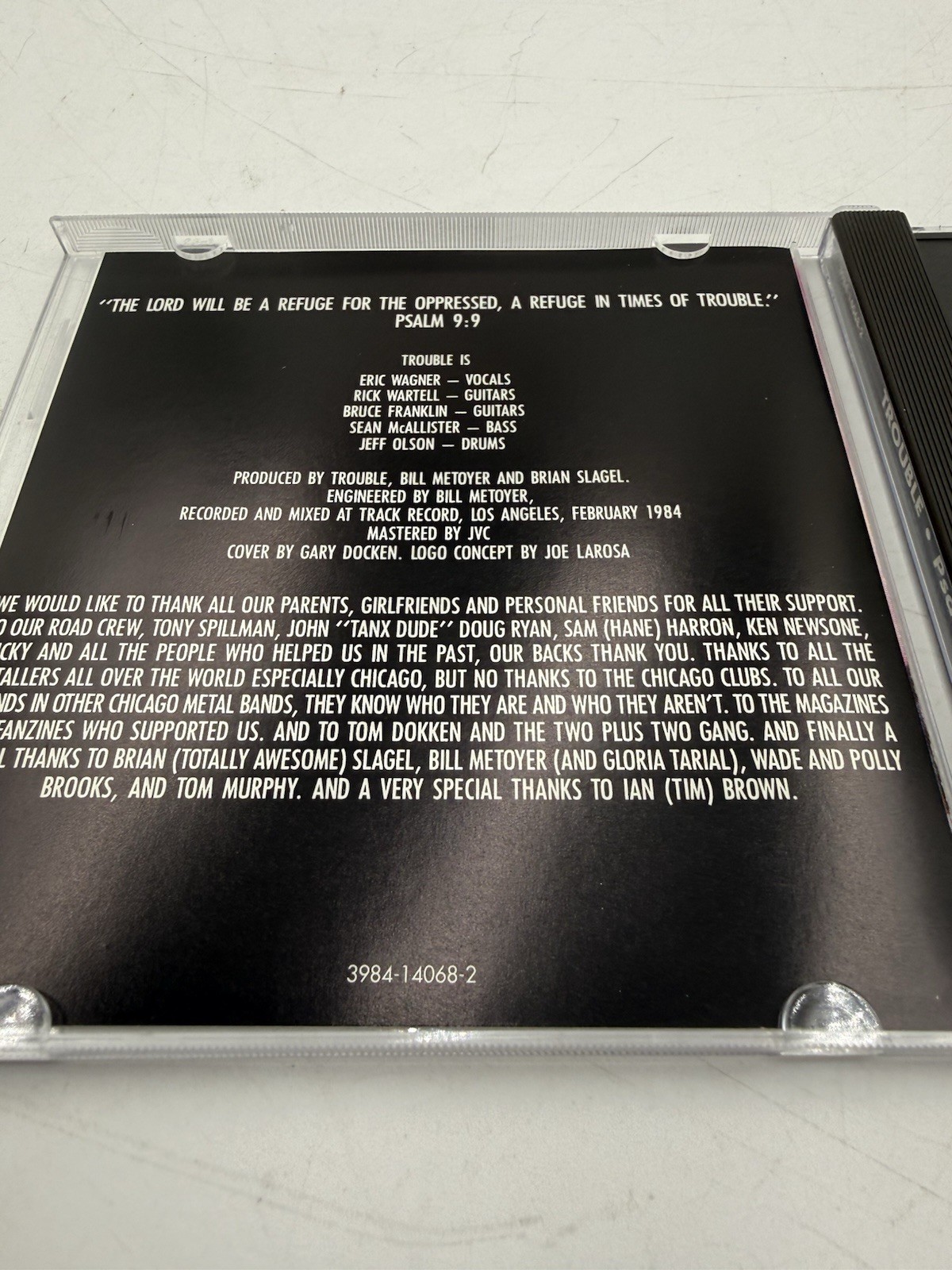 TROUBLE-Psalm 9 CD