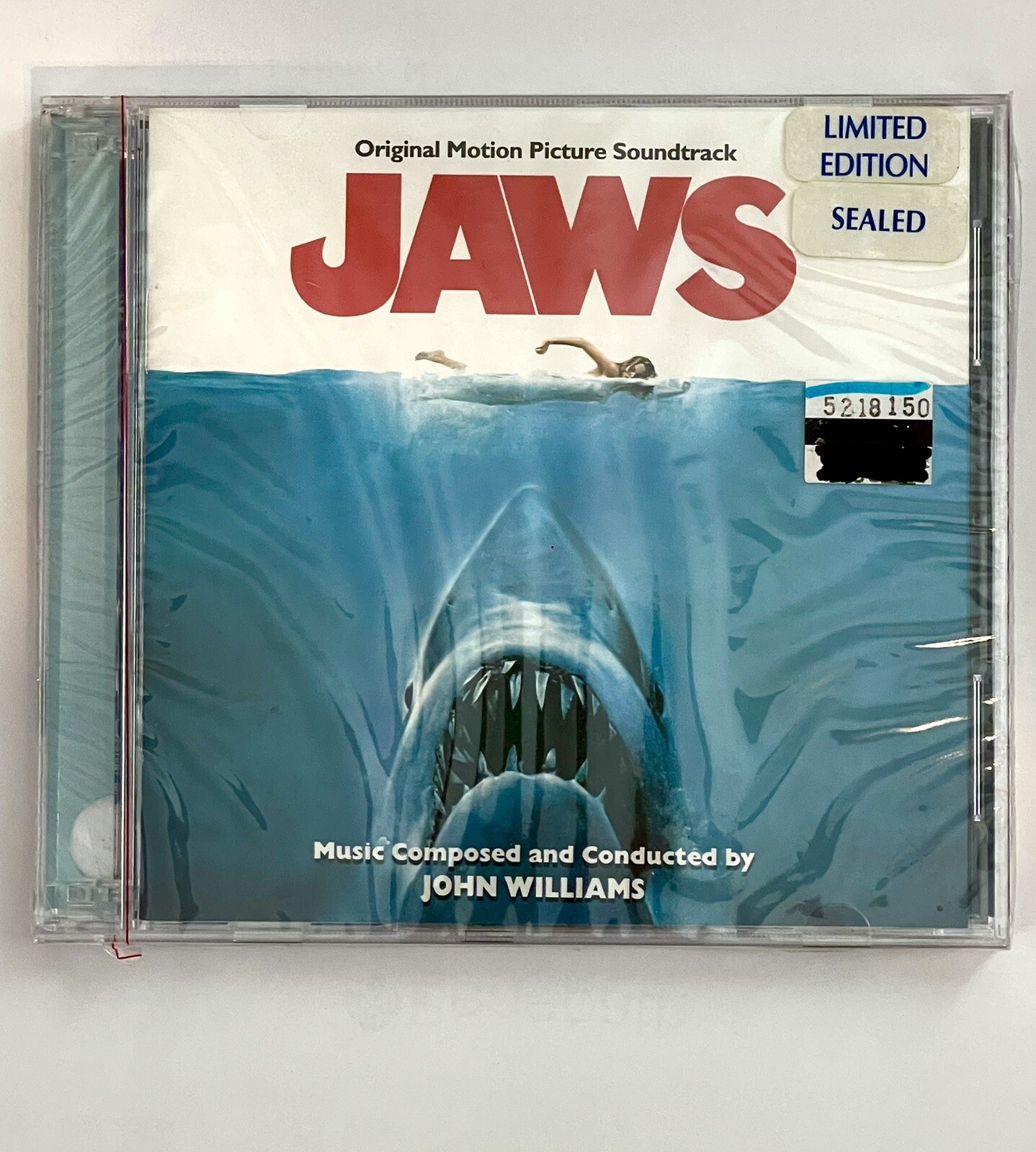 JAWS – Movie Soundtrack John Williams ( 2 CD SEALED – 2015) RARE ( NEW )