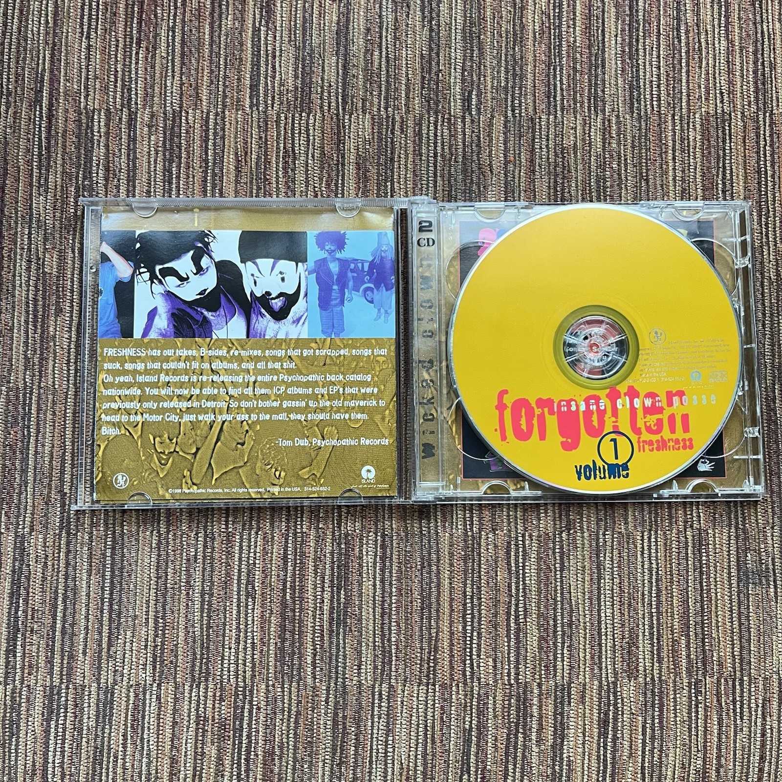 Insane Clown Posse CDs The Great Milenko Forgotten Freshness Jeckel Brothers