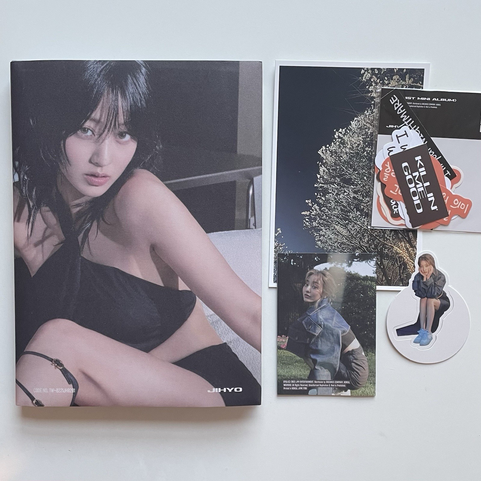 Twice Jihyo Zone Killin Me Good Official Album Y Ver (No Photocard)
