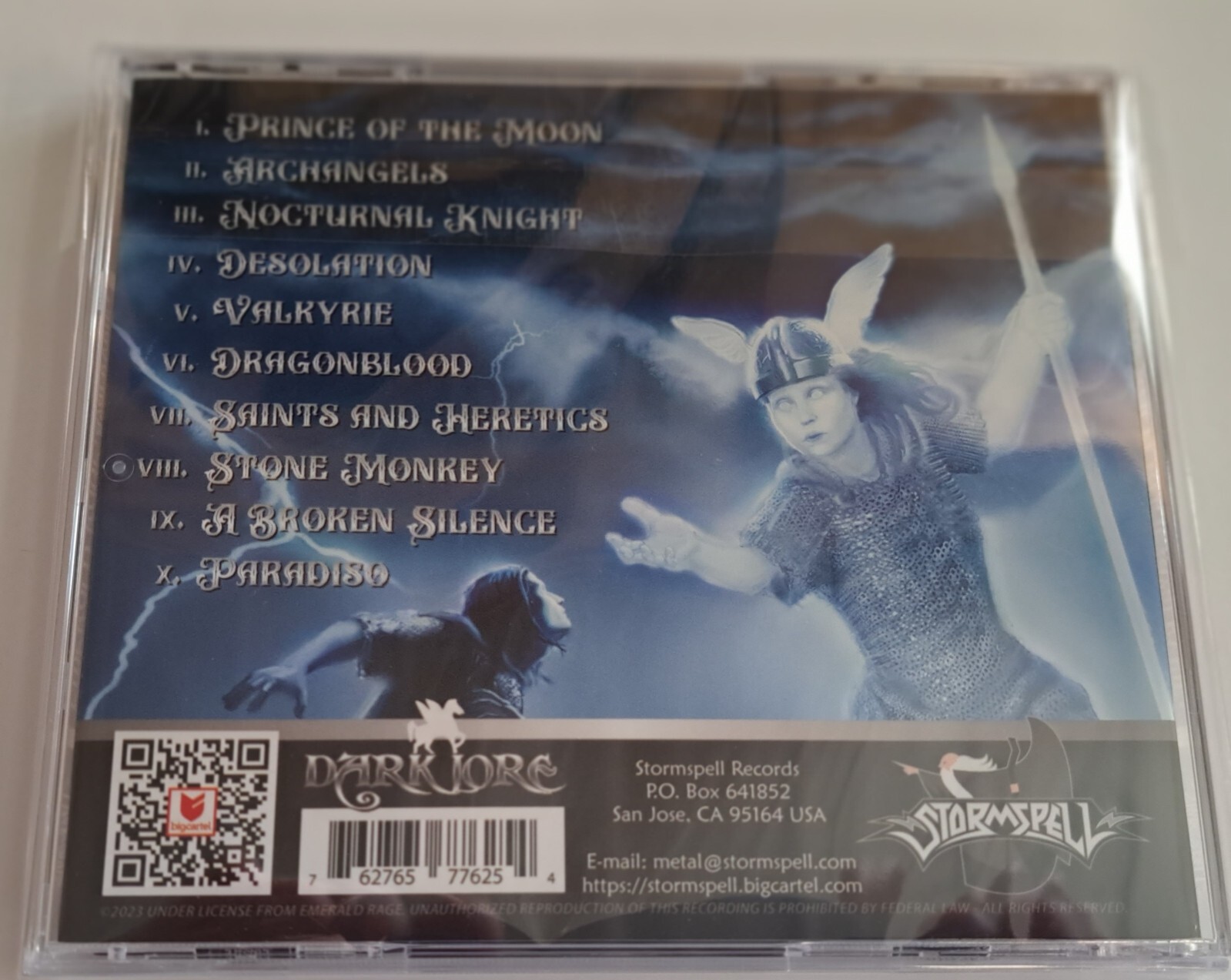 Emerald Rage Valkyrie New CD Heavy Metal Power Metal