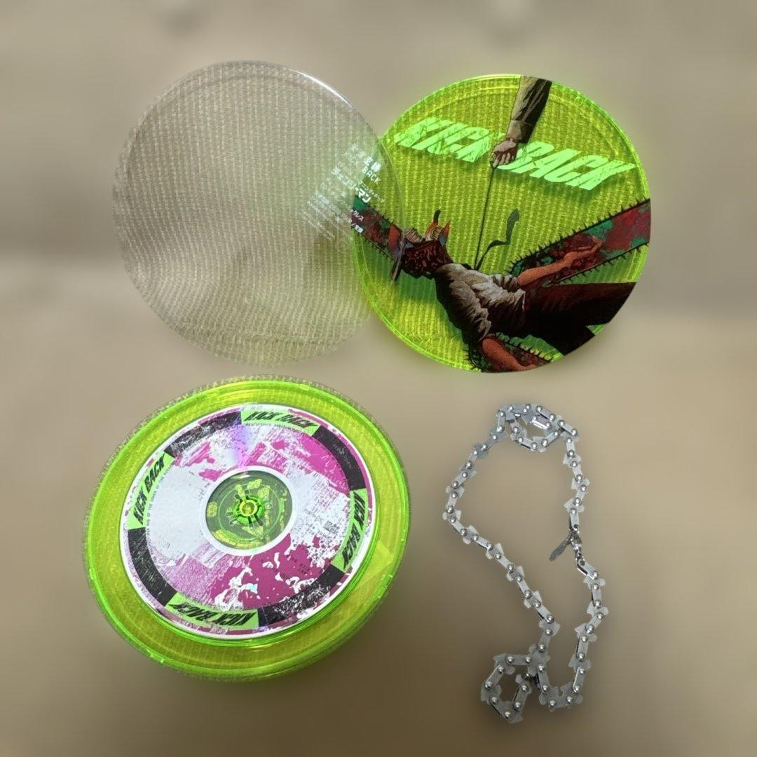 Kenshi Yonezu KICK BACK (Chainsaw Edition) CD + Chainsaw Necklace From Japan