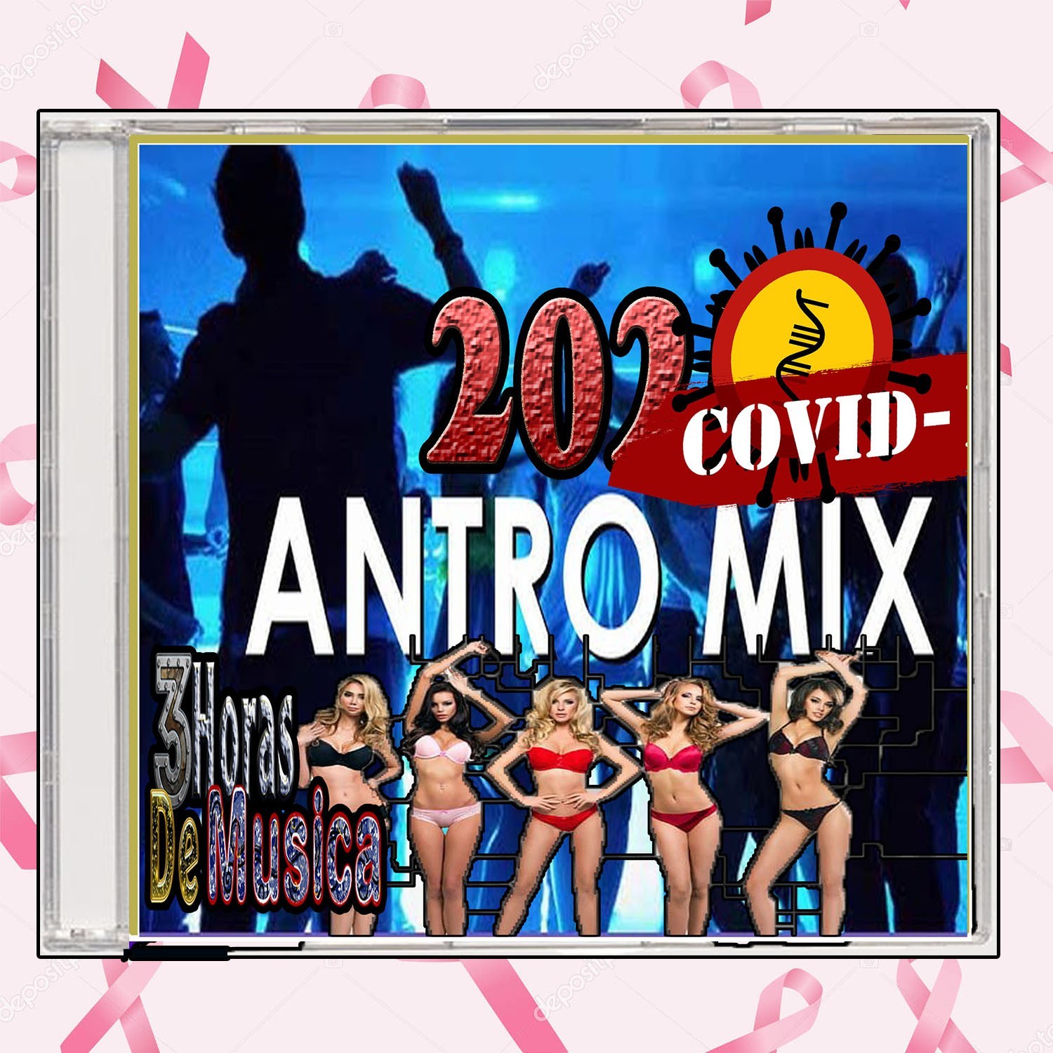 8# ANTRO COVID MIX mp3 cd con 18 mixes mas de tres horas de exitos