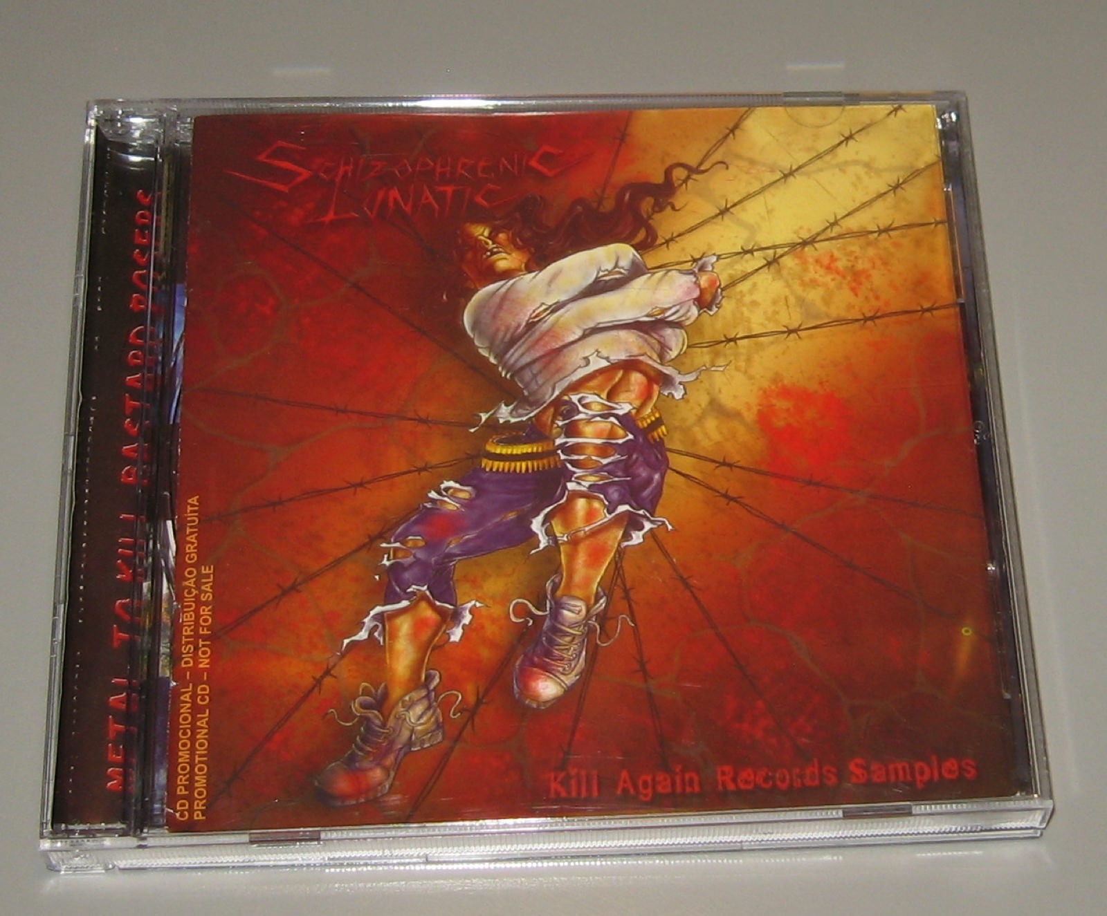 Schizophrenic Lunatic CD Shock Hirax Violator Corpse Grinder Decimator Metal