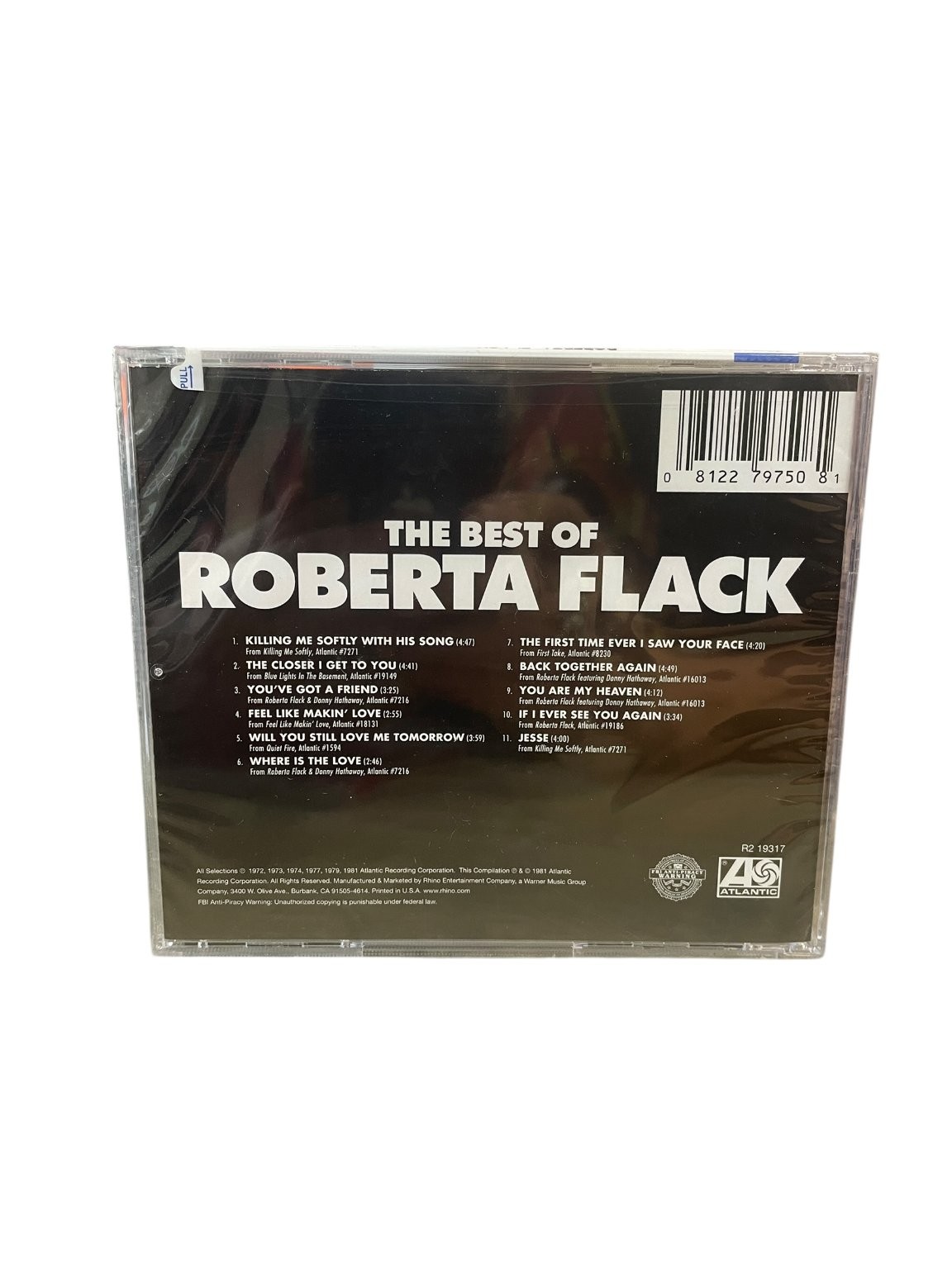 Roberta Flack – The Best Of CD 1981 Soul R&B Duets Atlantic