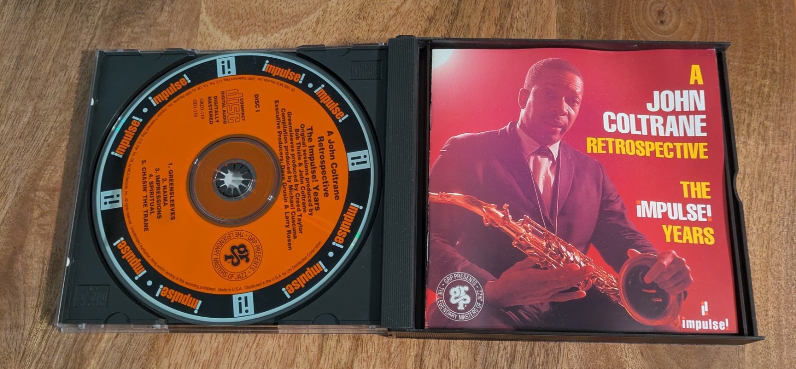 JOHN COLTRANE RETROSPECTIVE “THE IMPULSE YEARS” CD (3 DISC) Discs