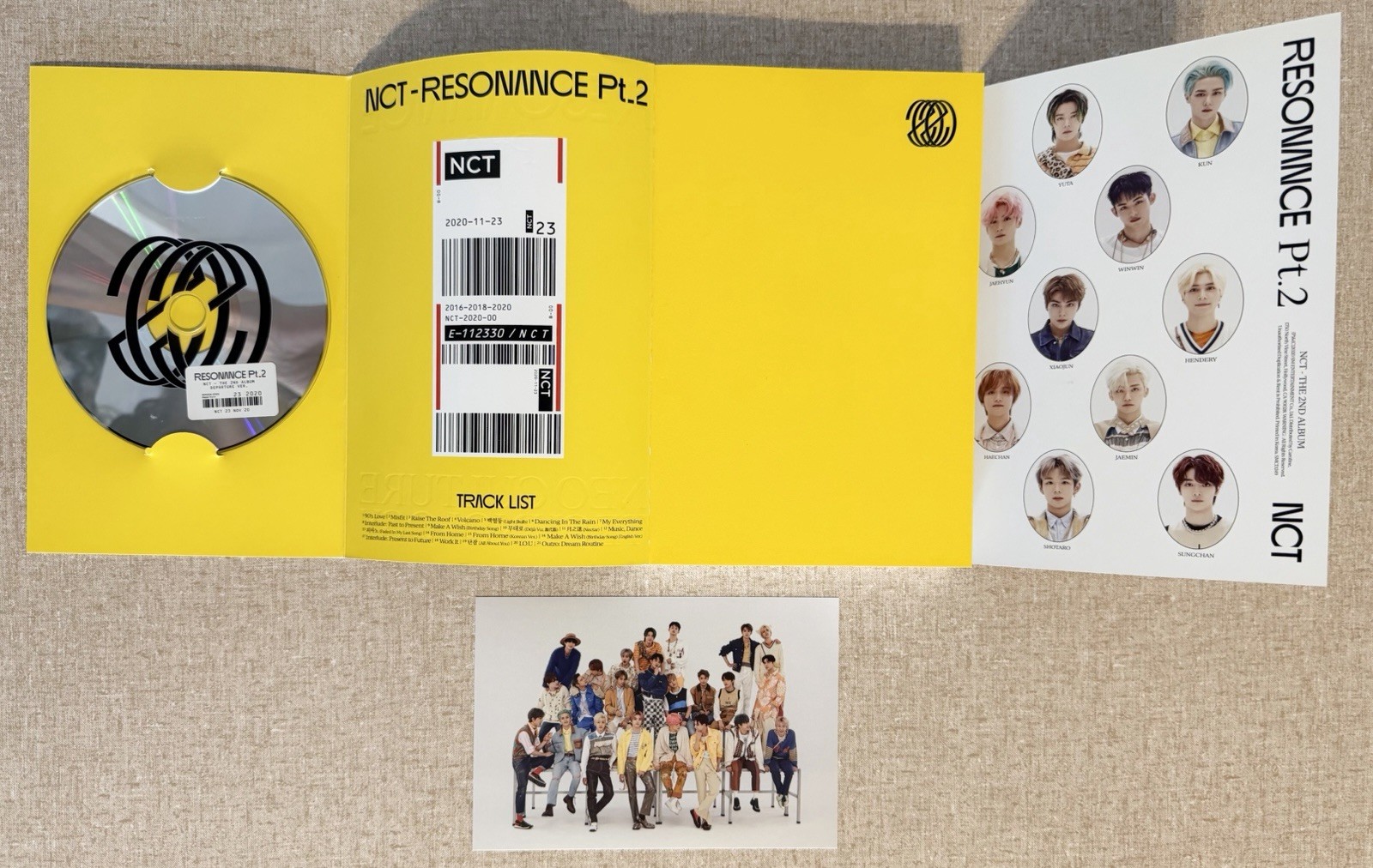 K-POP Lot: 10 Albums CDs/Posters/Cards & Photo Card Album-NCT,ATEEZ,Stray Kids,+
