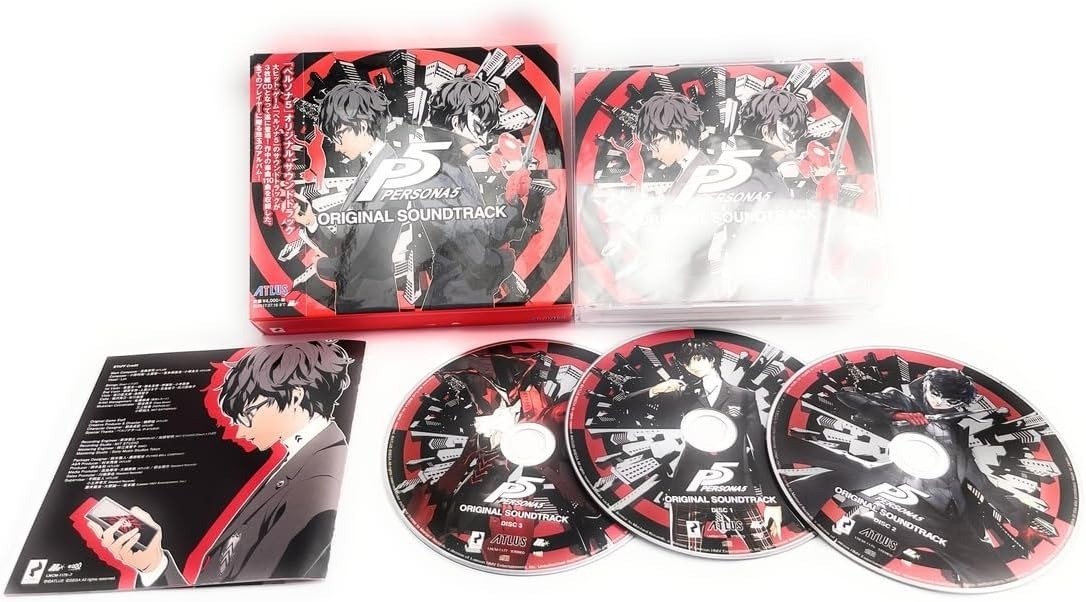 Persona 5 Original Soundtrack Japan 3CD Game Music Album ATLUS Official OST