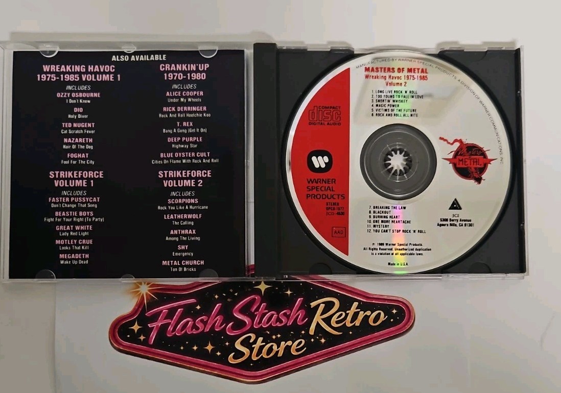 Masters of Metal: Wreaking Havoc 1975-1985 Volume 2 CD Various Artists VG+