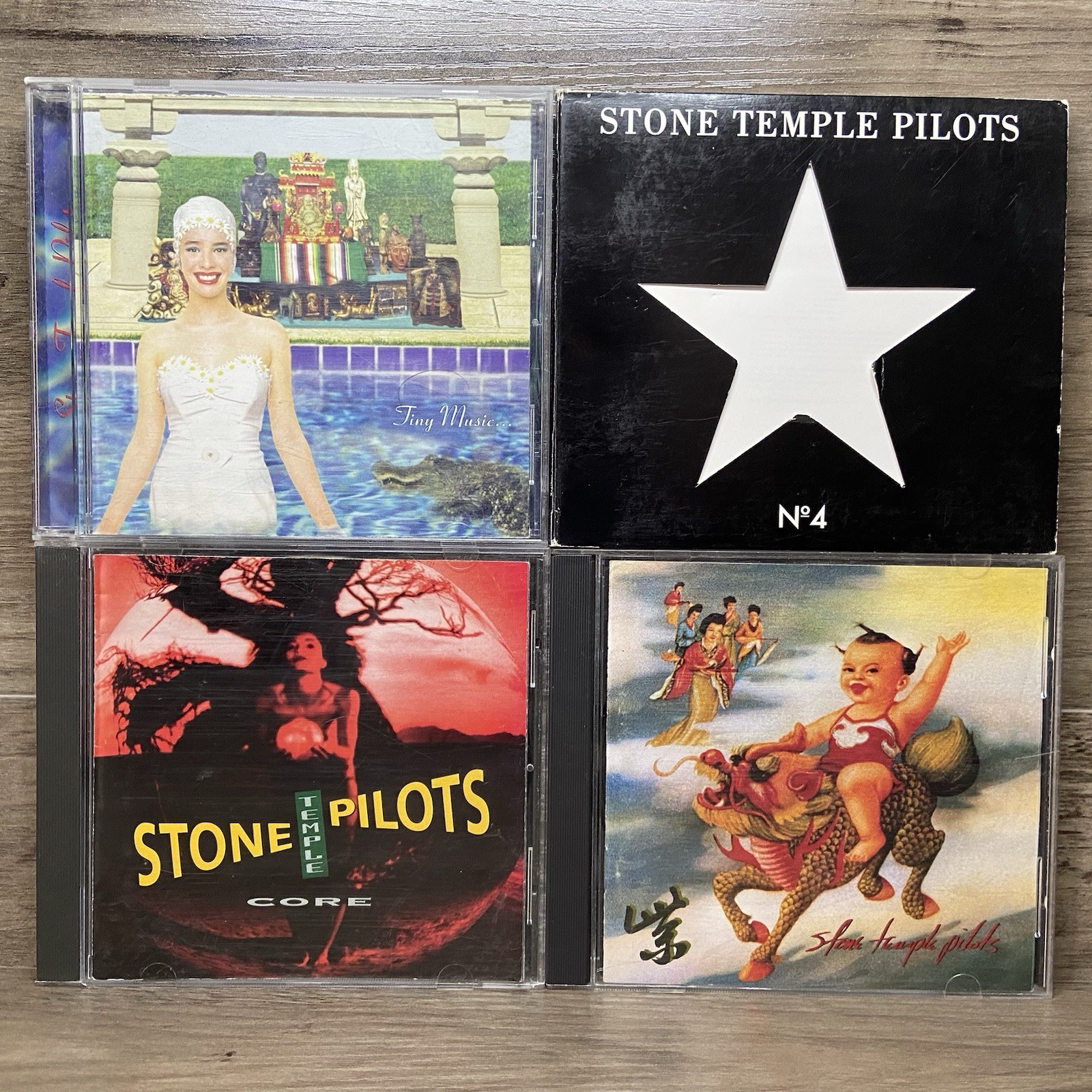 Stone Temple Pilots 4 CD Lot Tiny Music No. 4 Core Purple – Grunge Rock 1990’s