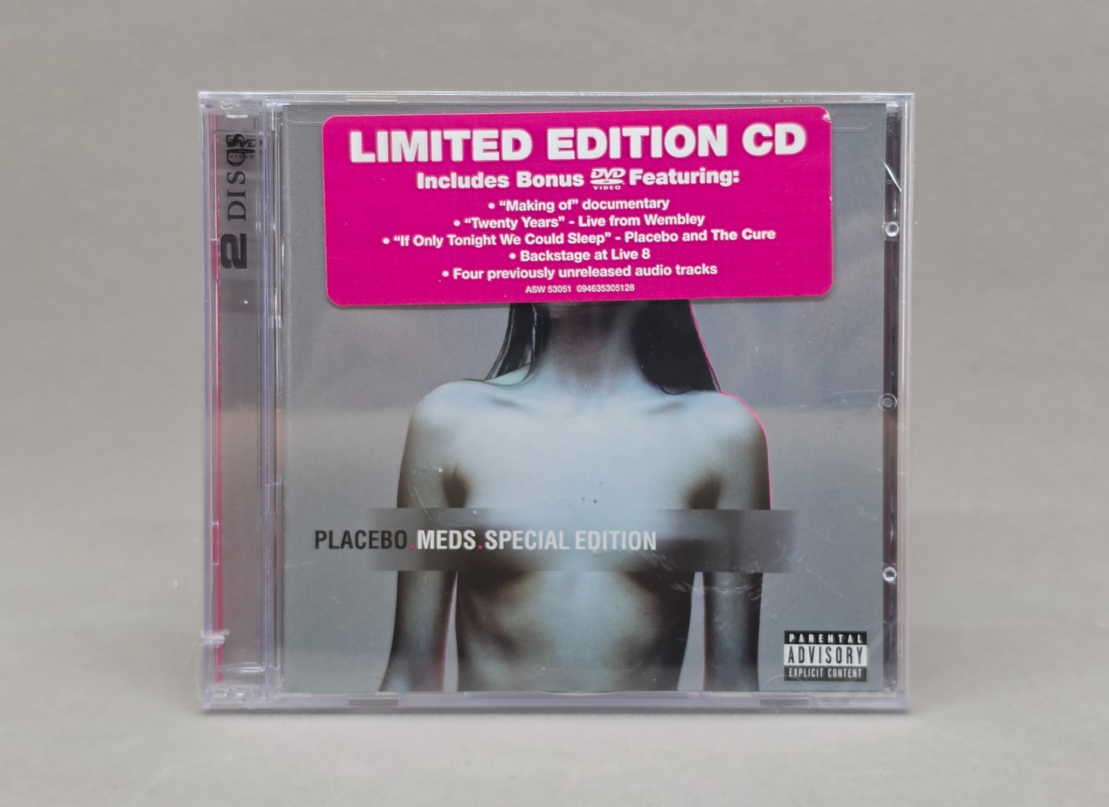 Placebo Meds CD/DVD SEALED! SPECIAL EDITION 2006 Astralwerks SEALED PROMO