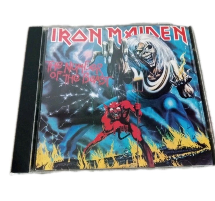 IRON MAIDEN The Number Of The Beast(CD, 1982) Original EARLY USA PRESS~Rare! OOP