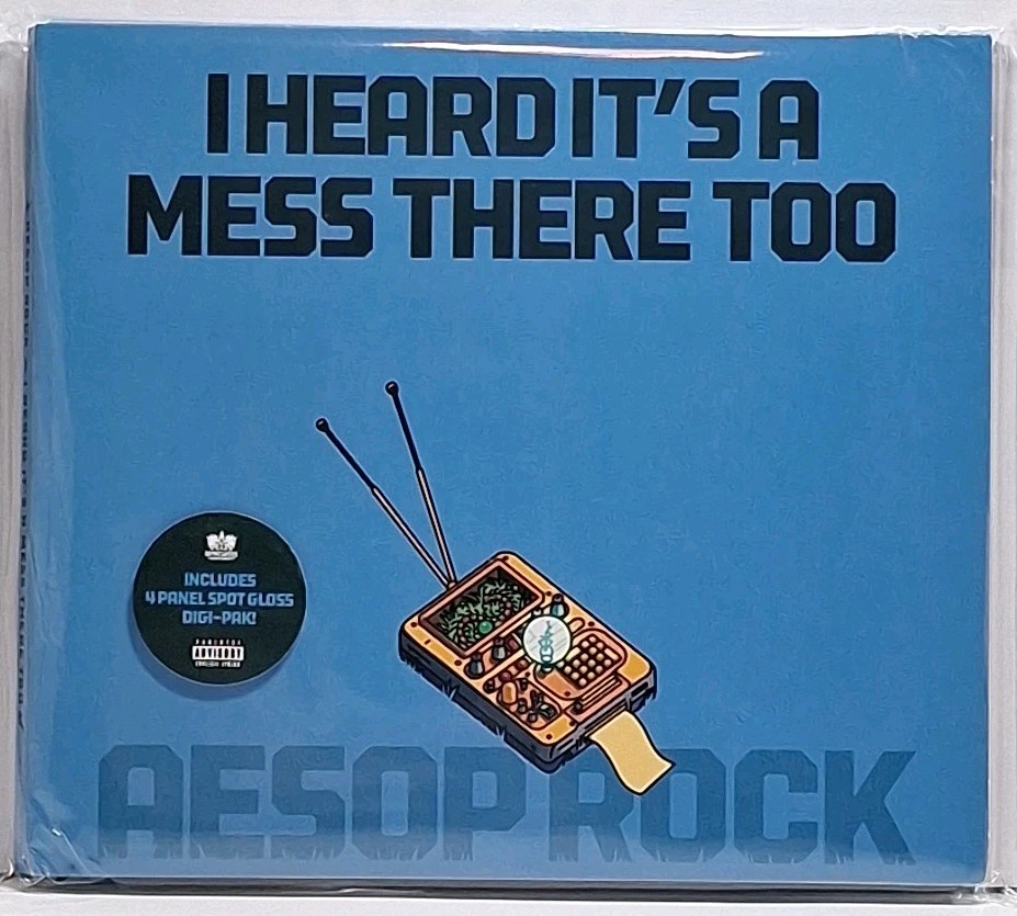 Aesop Rock I Heard It’s a Mess There Too CD Like NEW Mint Condition