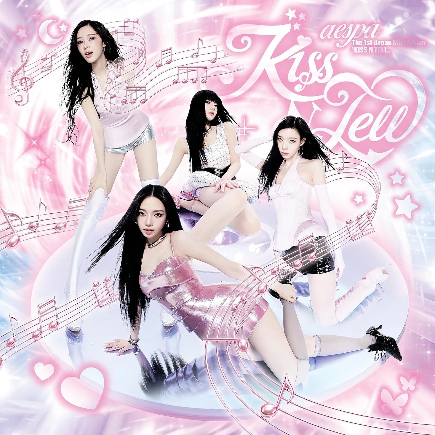 aespa KISS N TELL KISS N TELL Ver. Japan 1st Mini Album CD New