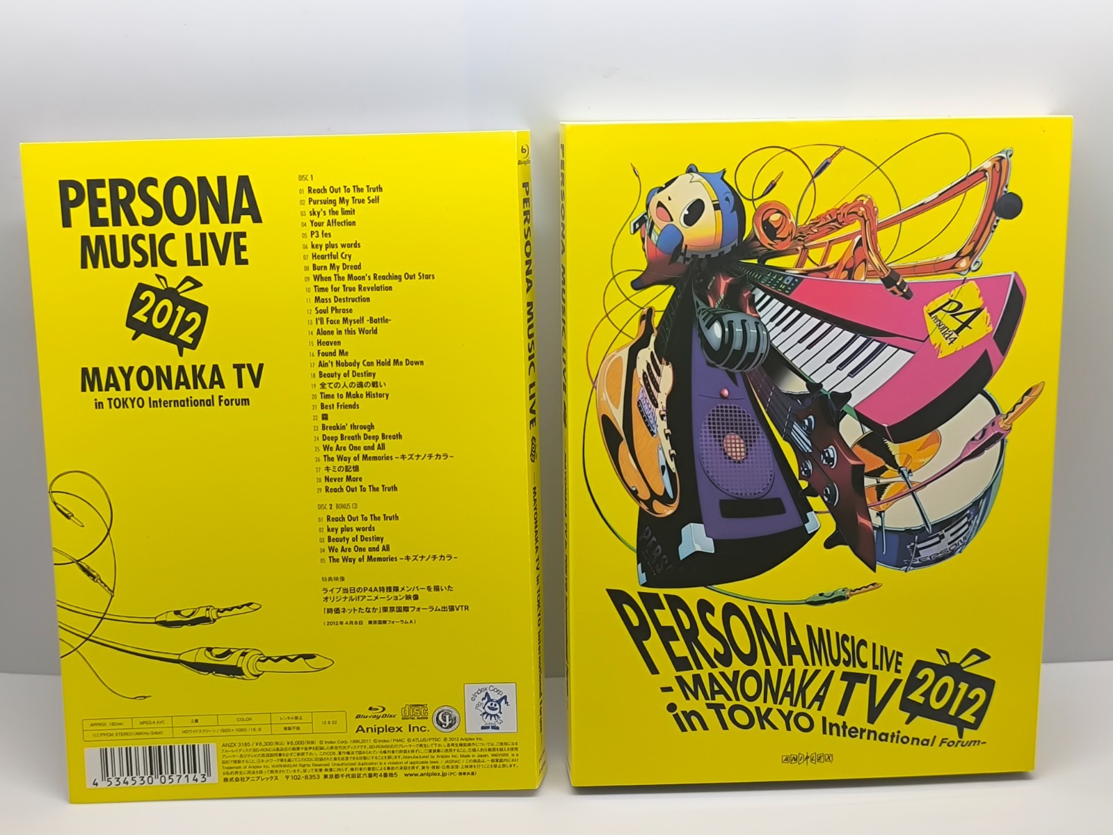 Persona Music Live 2012 Mayonaka TV Blu-ray CD Japan Import Aniplex obi