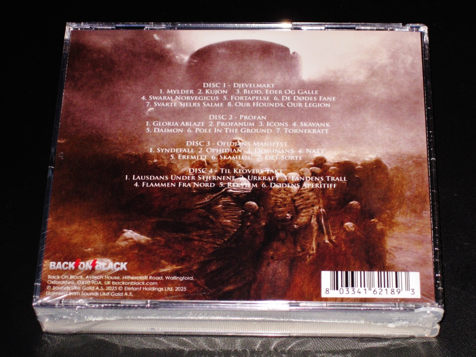 Kampfar: Indie Recordings Archive Vol. 2 4 CD Box Set – Djevelmakt, Profan NEW