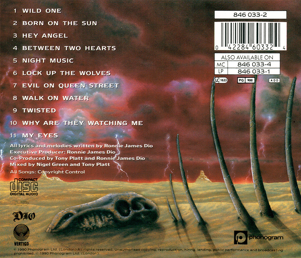 DIO ~ Lock Up The Wolves CD 1990 Vertigo Records UK •• NEW ••