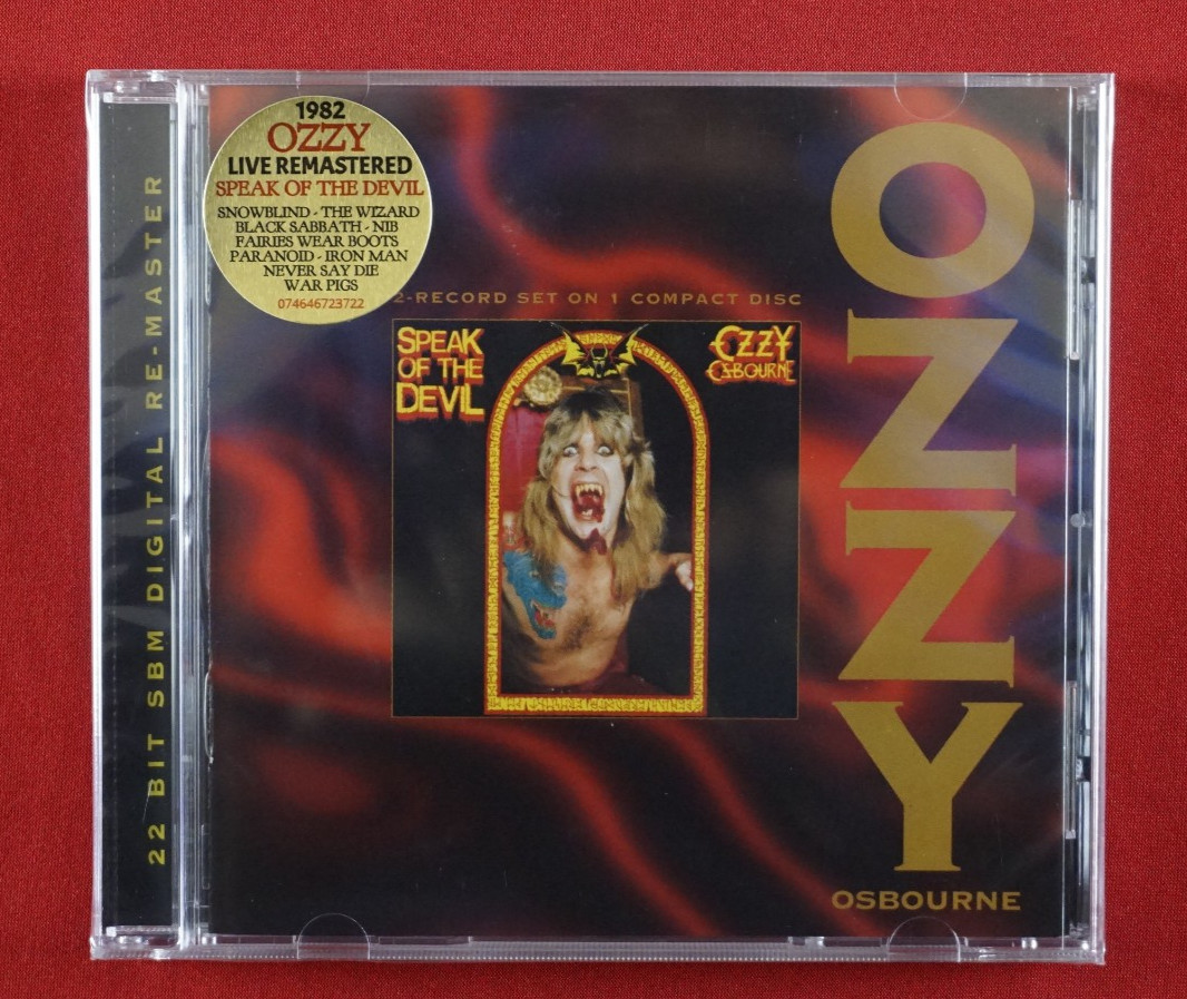Ozzy Osbourne Speak of the Devil CD NIB Sweet Leaf Snowblind Paranoid New Sealed