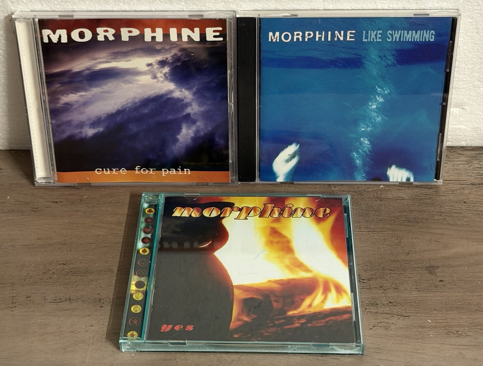 MORPHINE: 3 CD Lot: Yes, Like Swimming, & Cure For Pain- 90s Alt EX+ To NM Discs