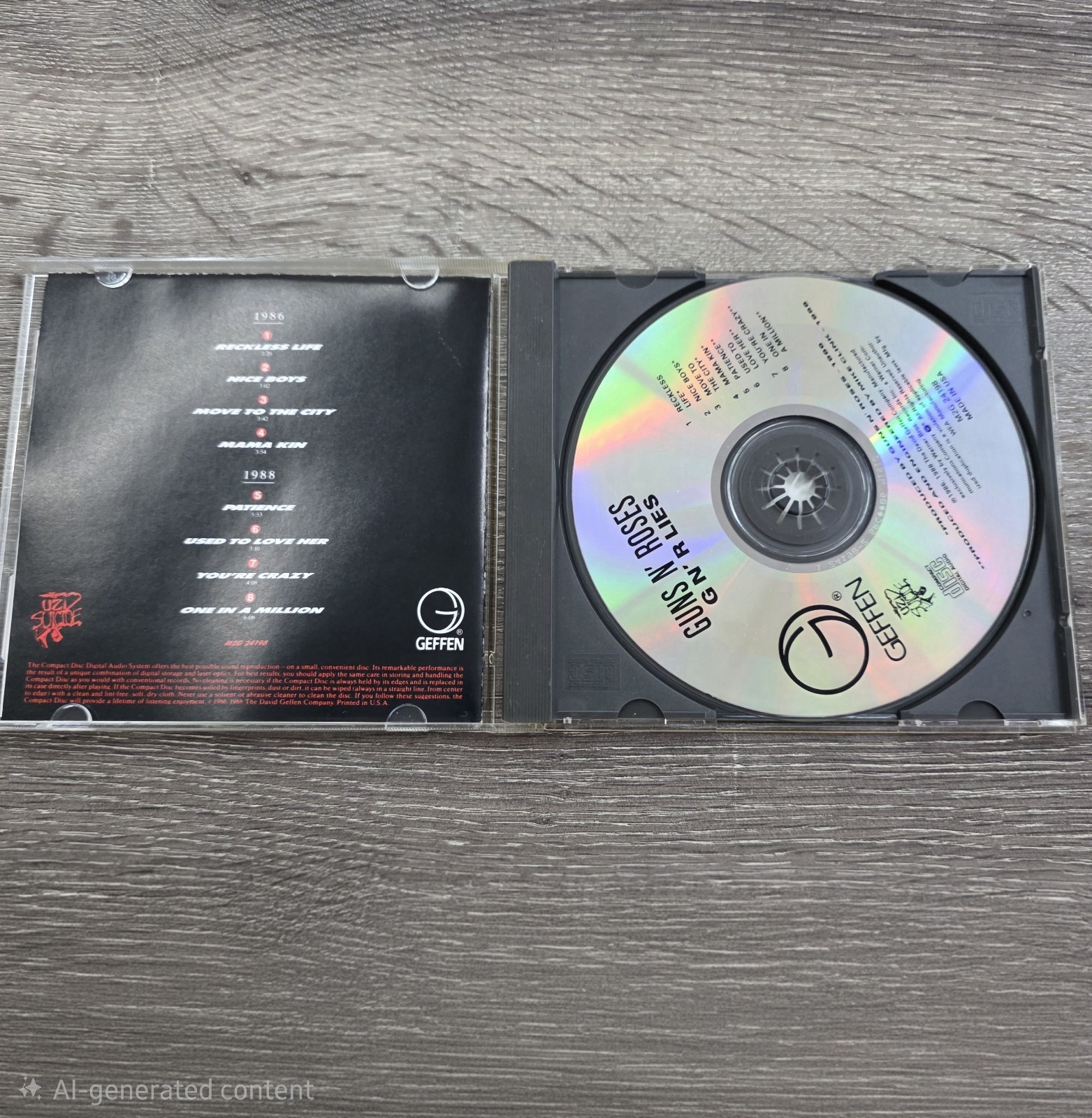 Guns N Roses – G N’ R Lies CD 1st US DADC press slash metallica motley crue ratt