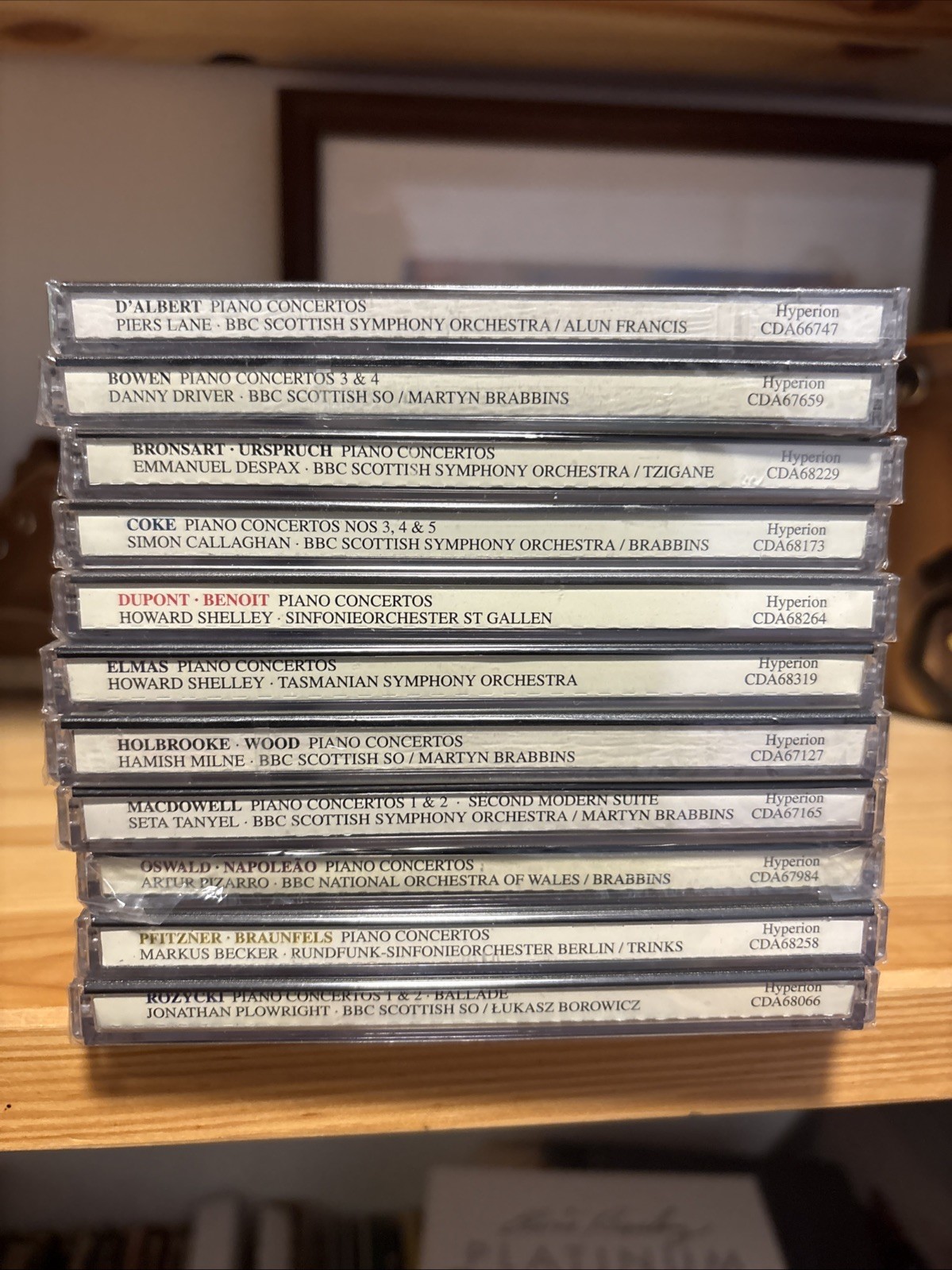 SEALED! 13 Hyperion Records “The Romantic Piano/Violin Concerto” Series NEW!