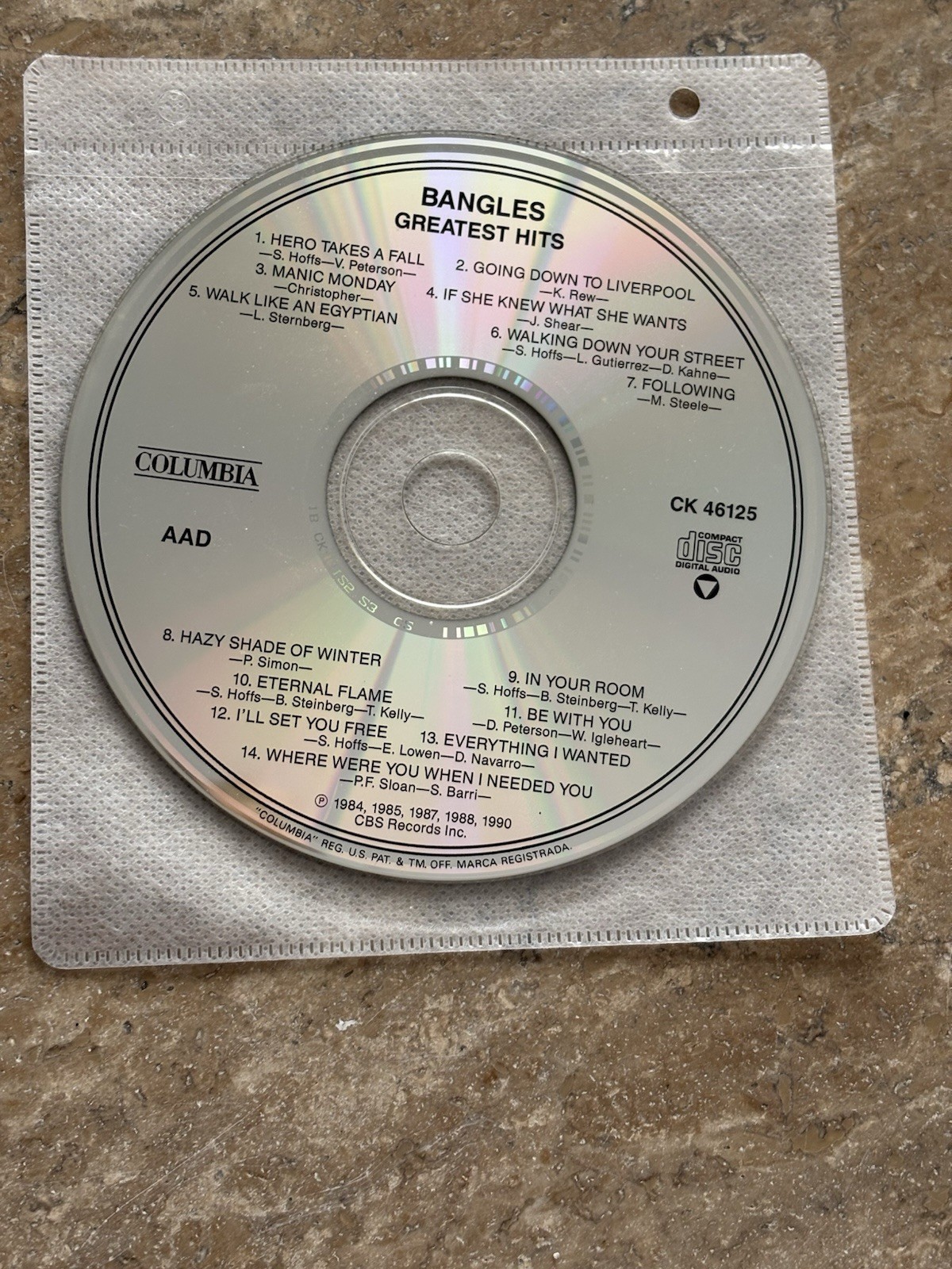Bangles – Greatest Hits CD – CD ONLY IN EXCELLENT Condition!!