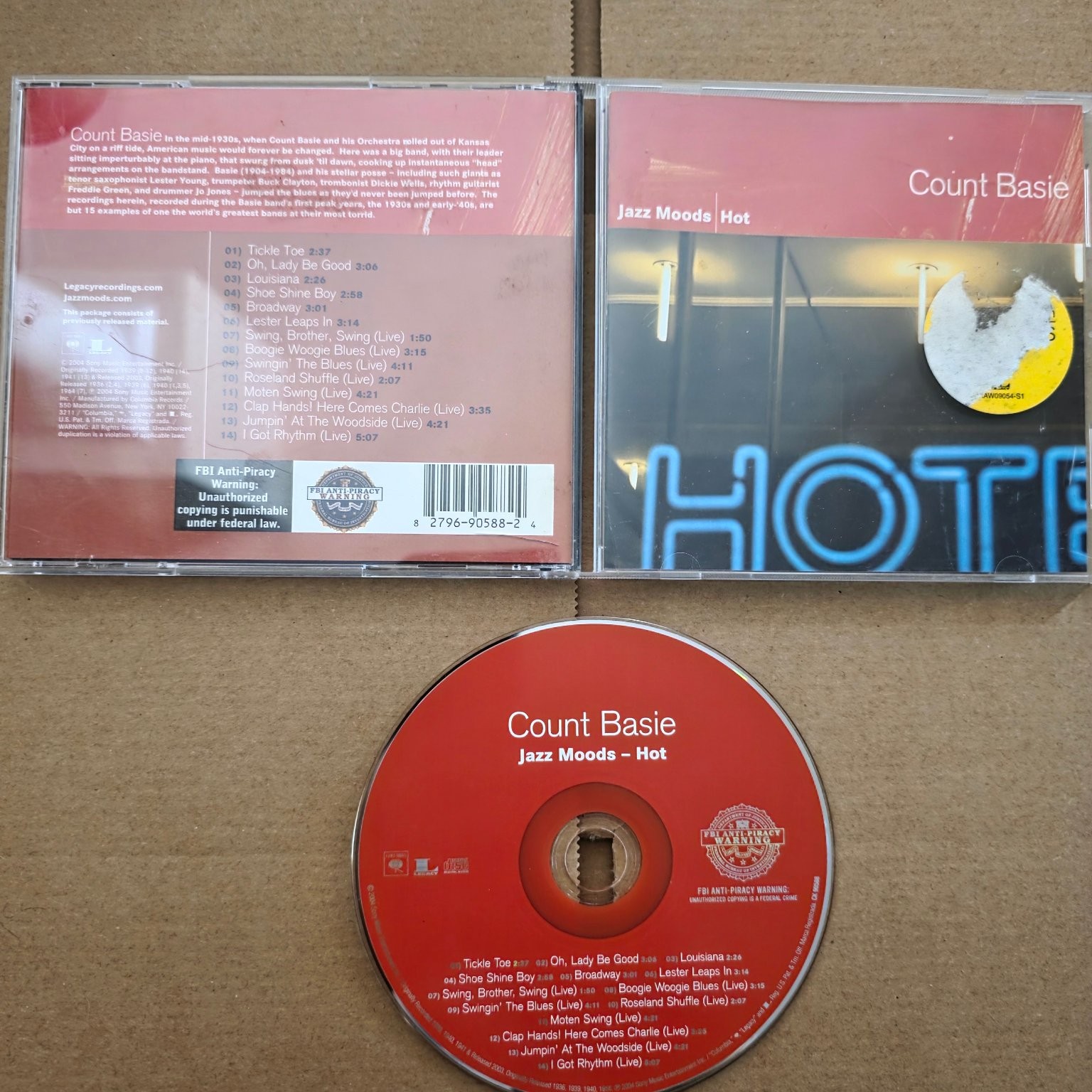 Count Basie – Jazz Moods – Hot CD 2004 Jazz Big Band Legacy Recordings