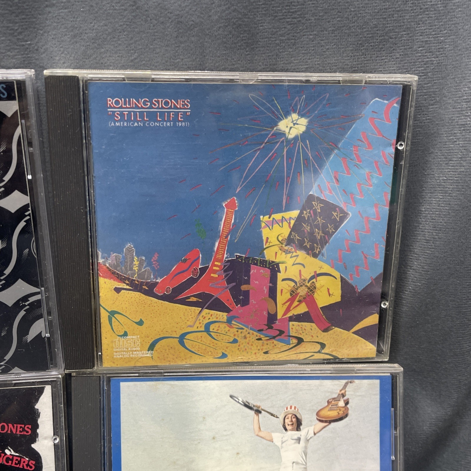 The Rolling Stones 6 CD Lot Bundle Live Steel Wheels Sticky Fingers Solo Rock