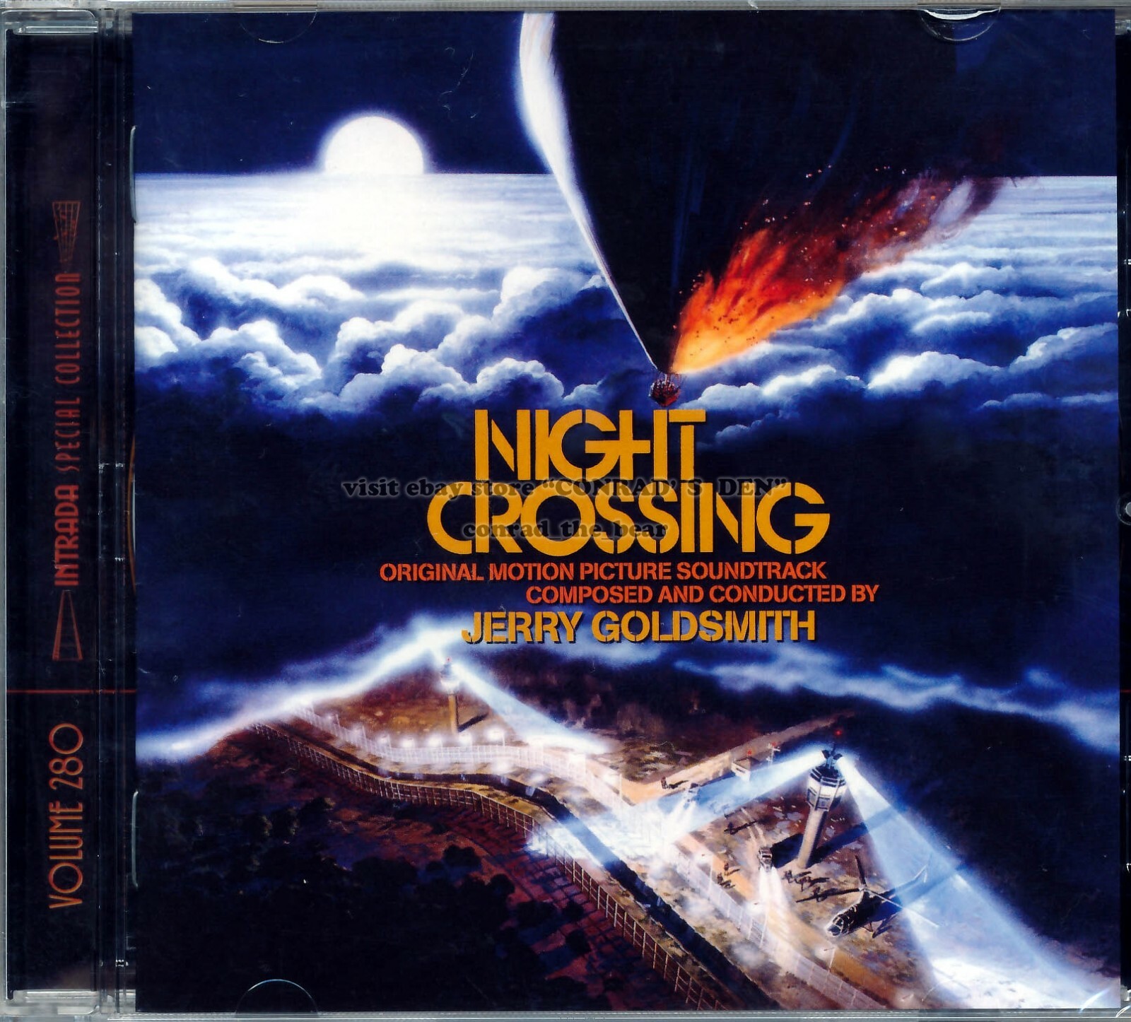 Jerry Goldsmith “NIGHT CROSSING” 75min score Intrada Limited CD SEALED sold out