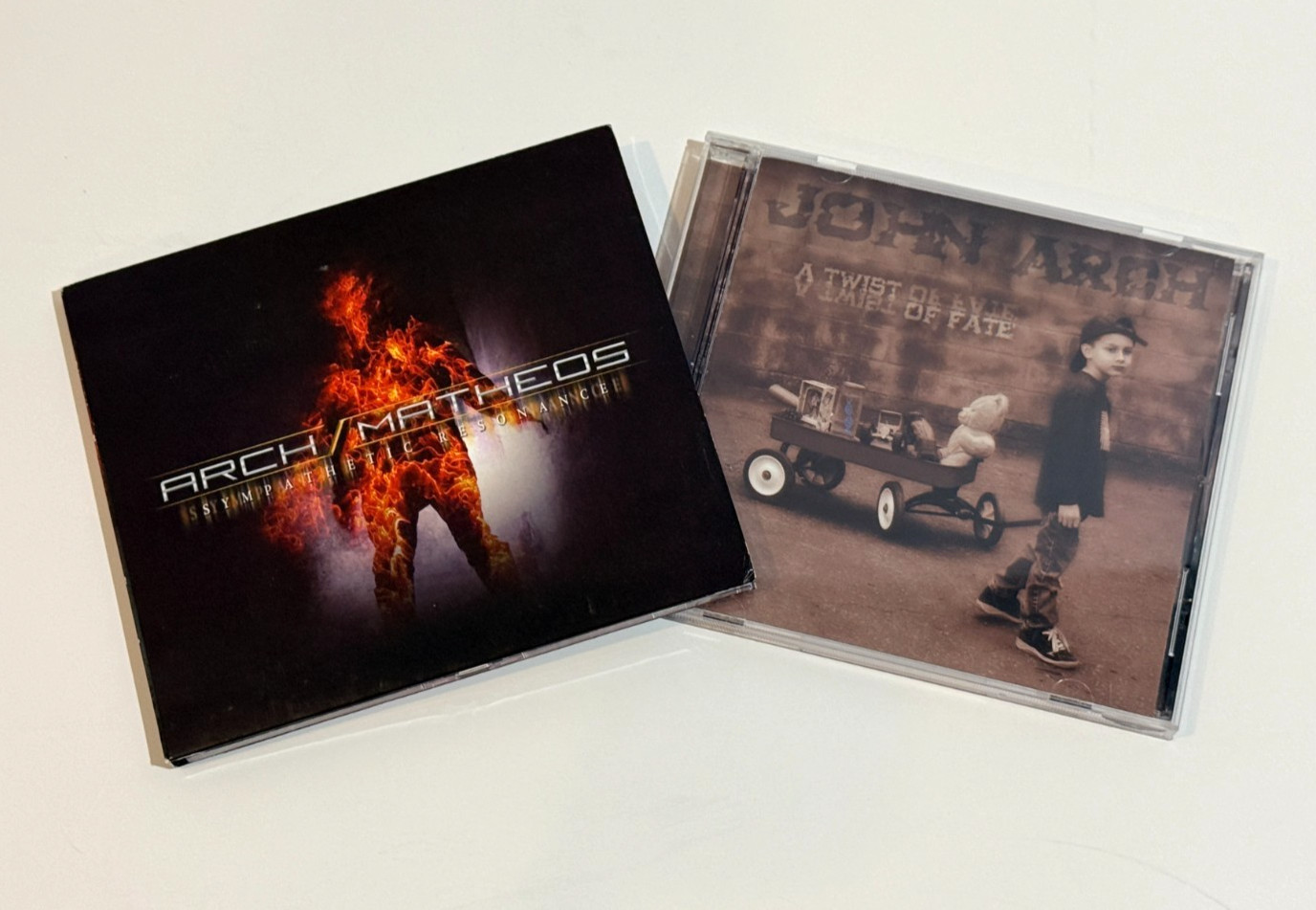 John Arch / Matheos CD Lot Sympathetic Resonance A Twist Of Fate Fates Warning