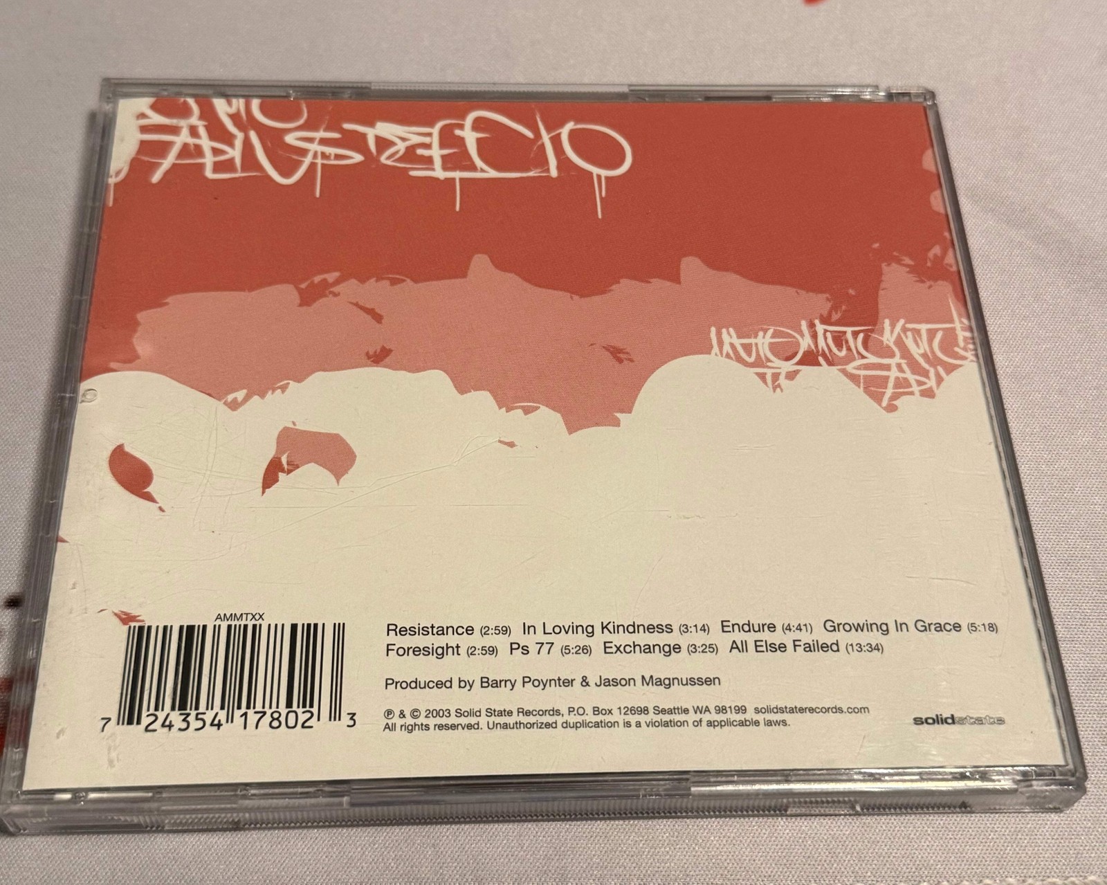 Zao – All Else Failed 2003 – 2003 – Solid State Records – Used – Excellent