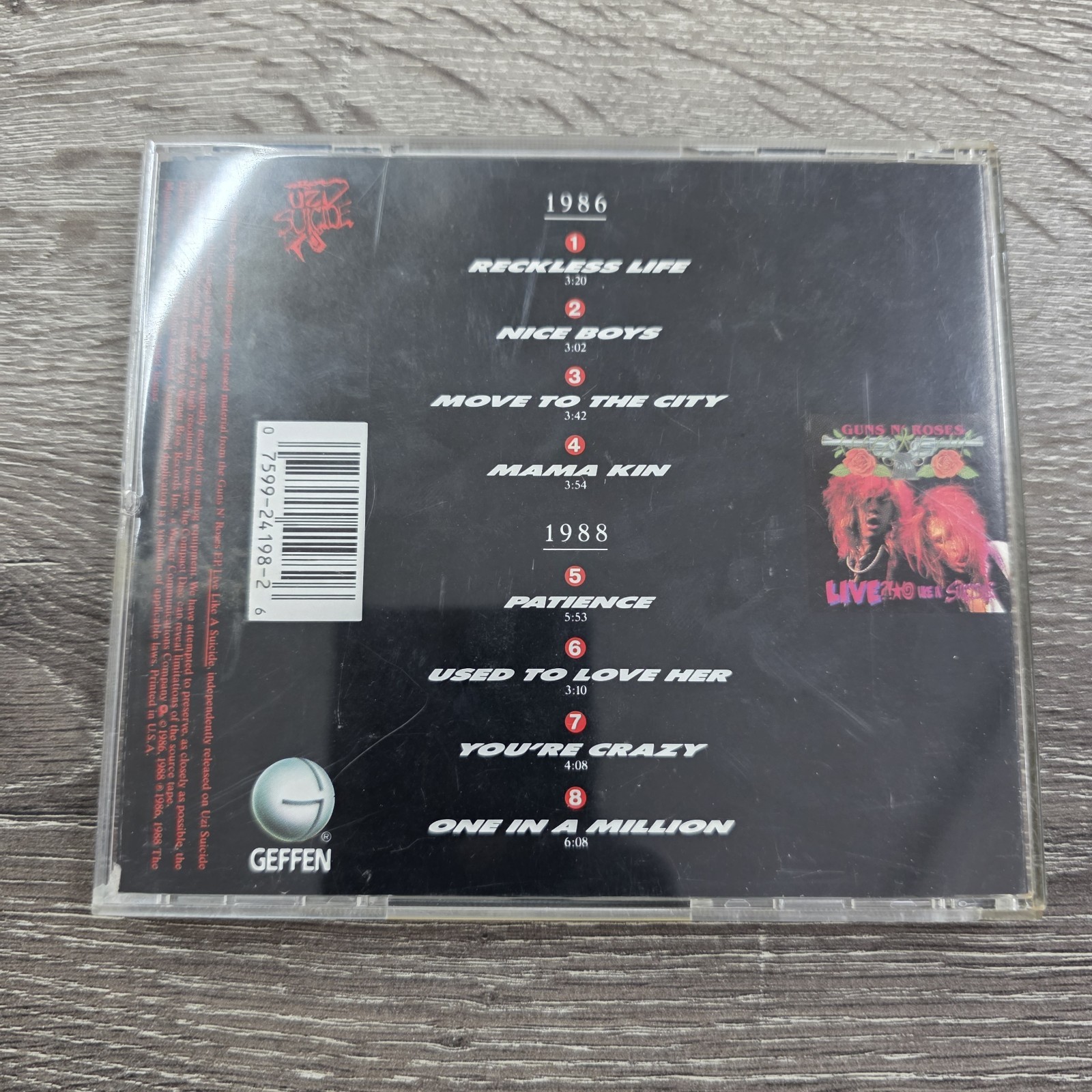 Guns N Roses – G N’ R Lies CD 1st US DADC press slash metallica motley crue ratt