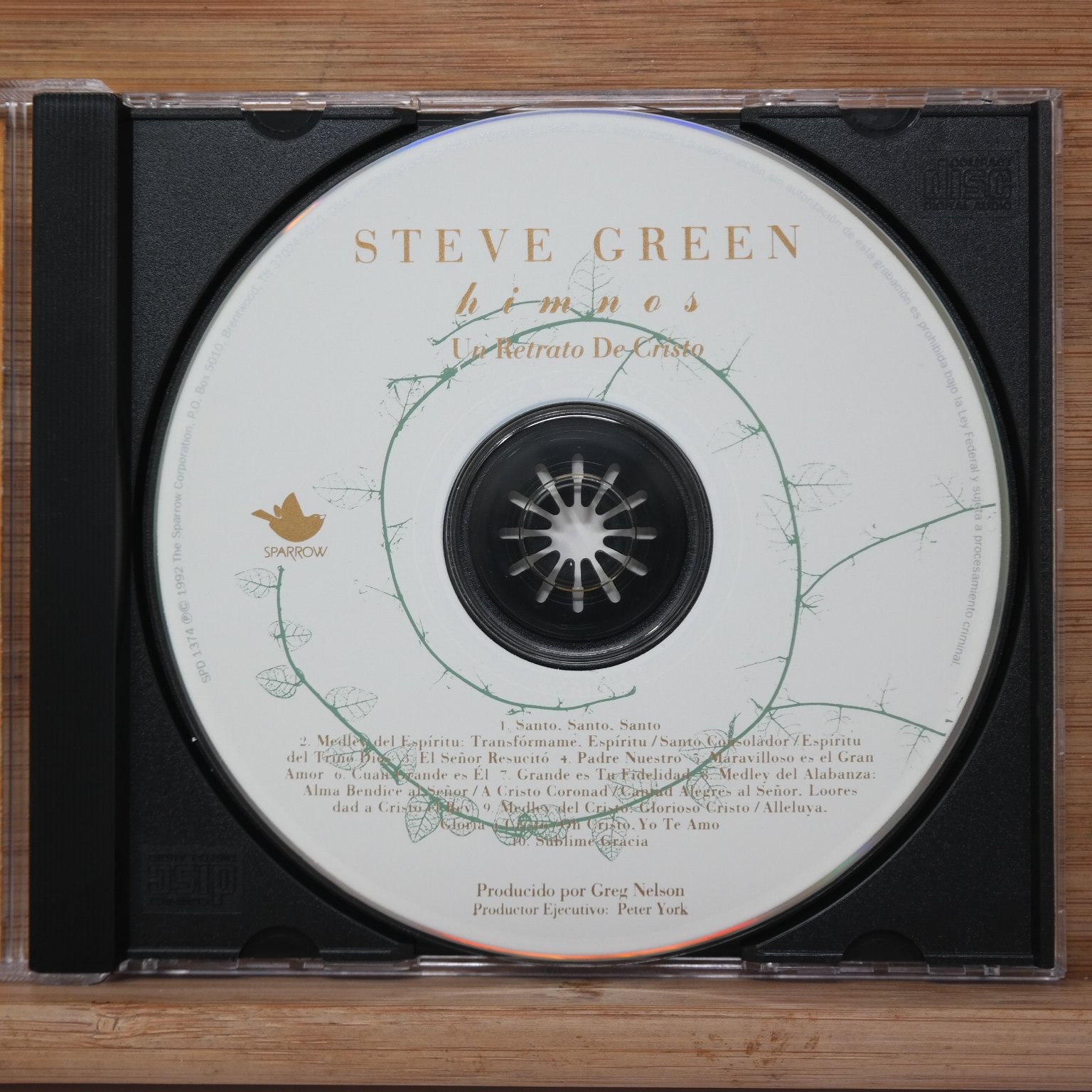 Steve Green – Himnos Un Retrato De Cristo CD 1992 Spanish Christian Sparrow