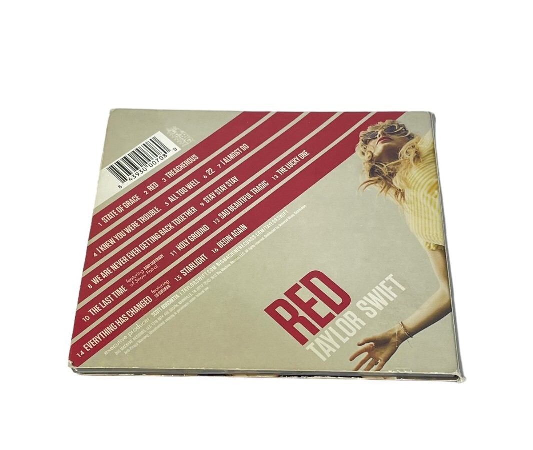 Taylor Swift RED Digipak CD Big Machine Records