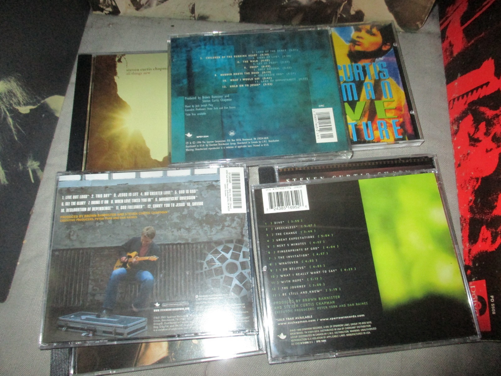 Steven Curtis Chapman 7 CD Lot ~ Speechless, Declaration, Signs Of Life & More