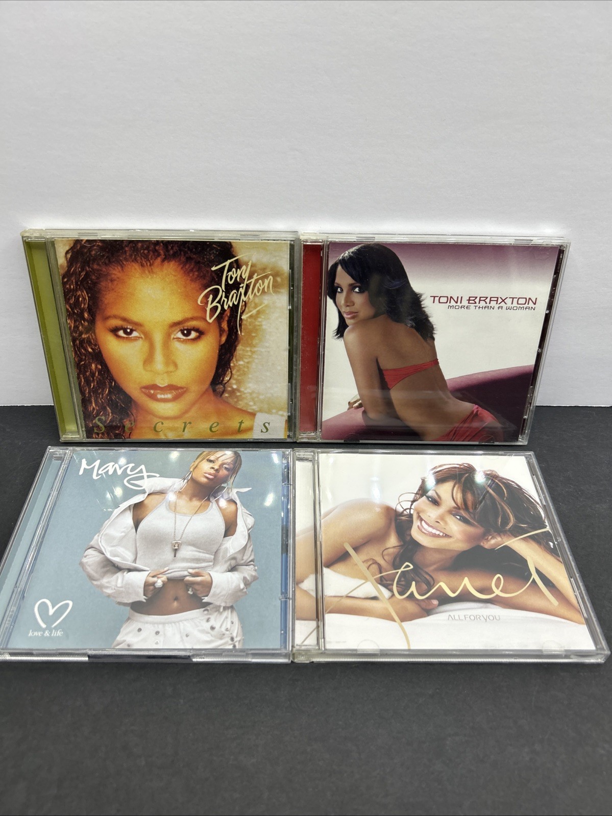 SOUL/R&B LOT OF 4 CD’S TONI BRAXTON, JANET JACKSON & MARY J. BLIGE