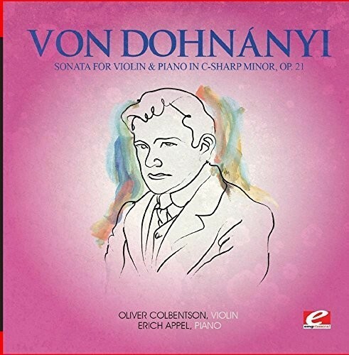 Von Dohnanyi – Sonata Viol & Piano C-Sharp Min 21 [New CD] Alliance MOD , Rmst