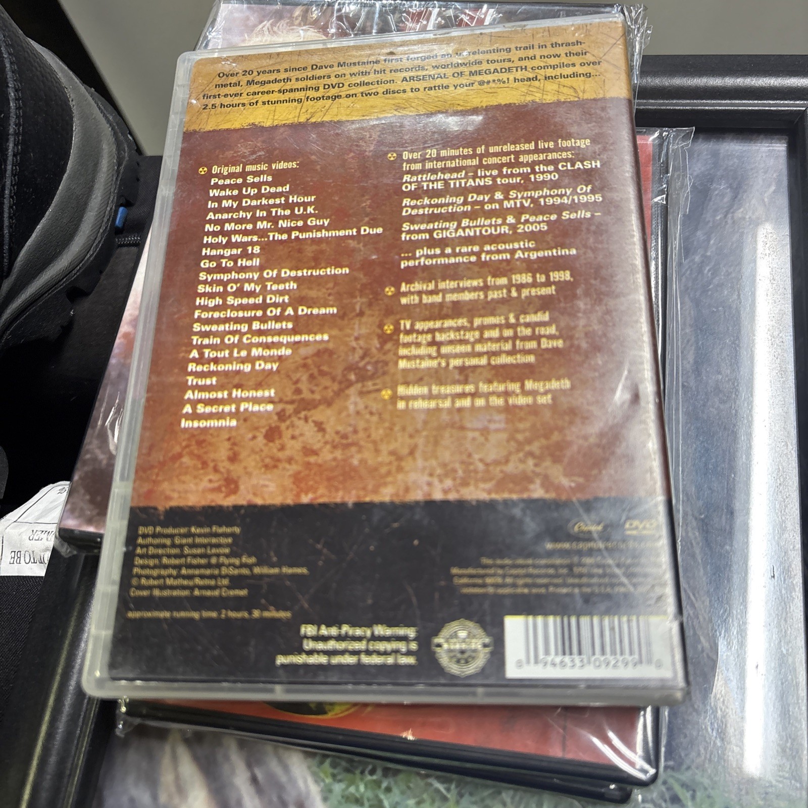MEGADETH ‎– Arsenal Of Megadeth (Double DVD)